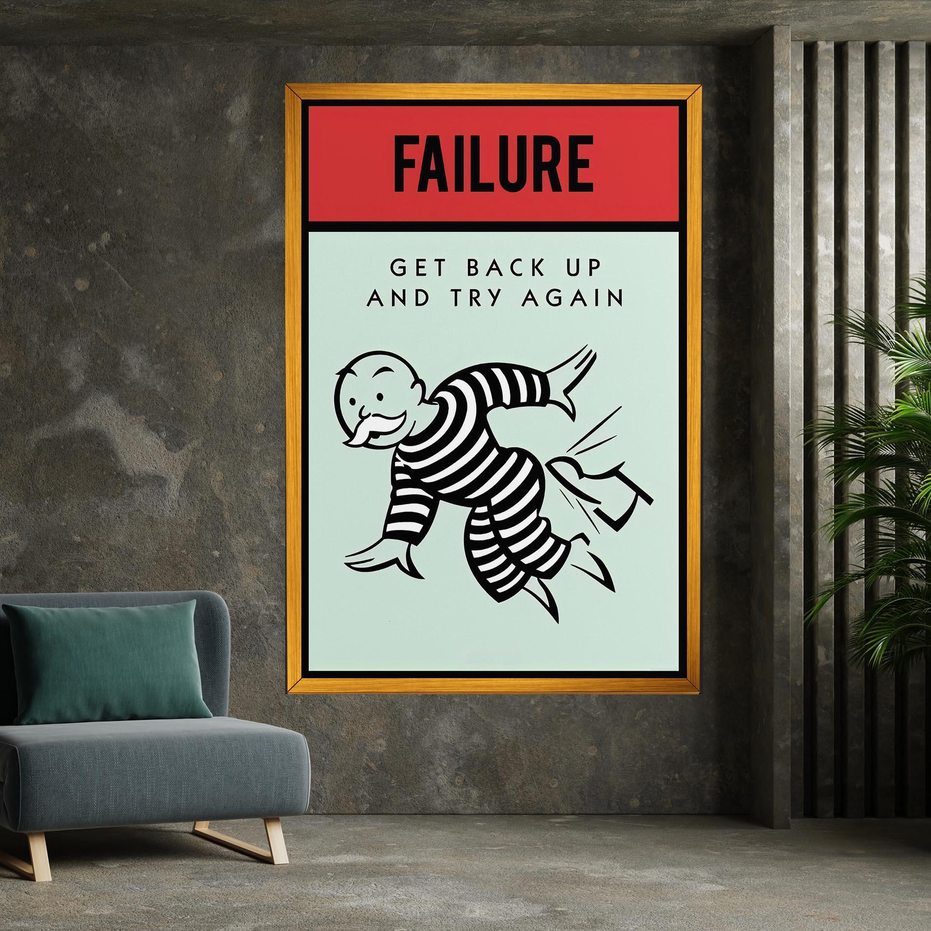 Картина на платно FAILURE mockup 7