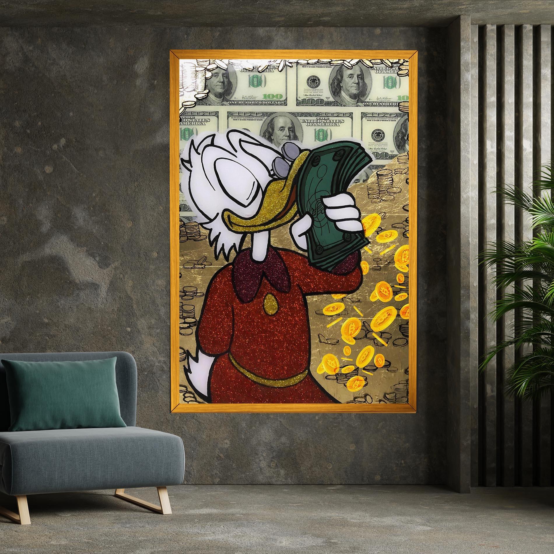 Картина на платно Smell Like Money mockup 7