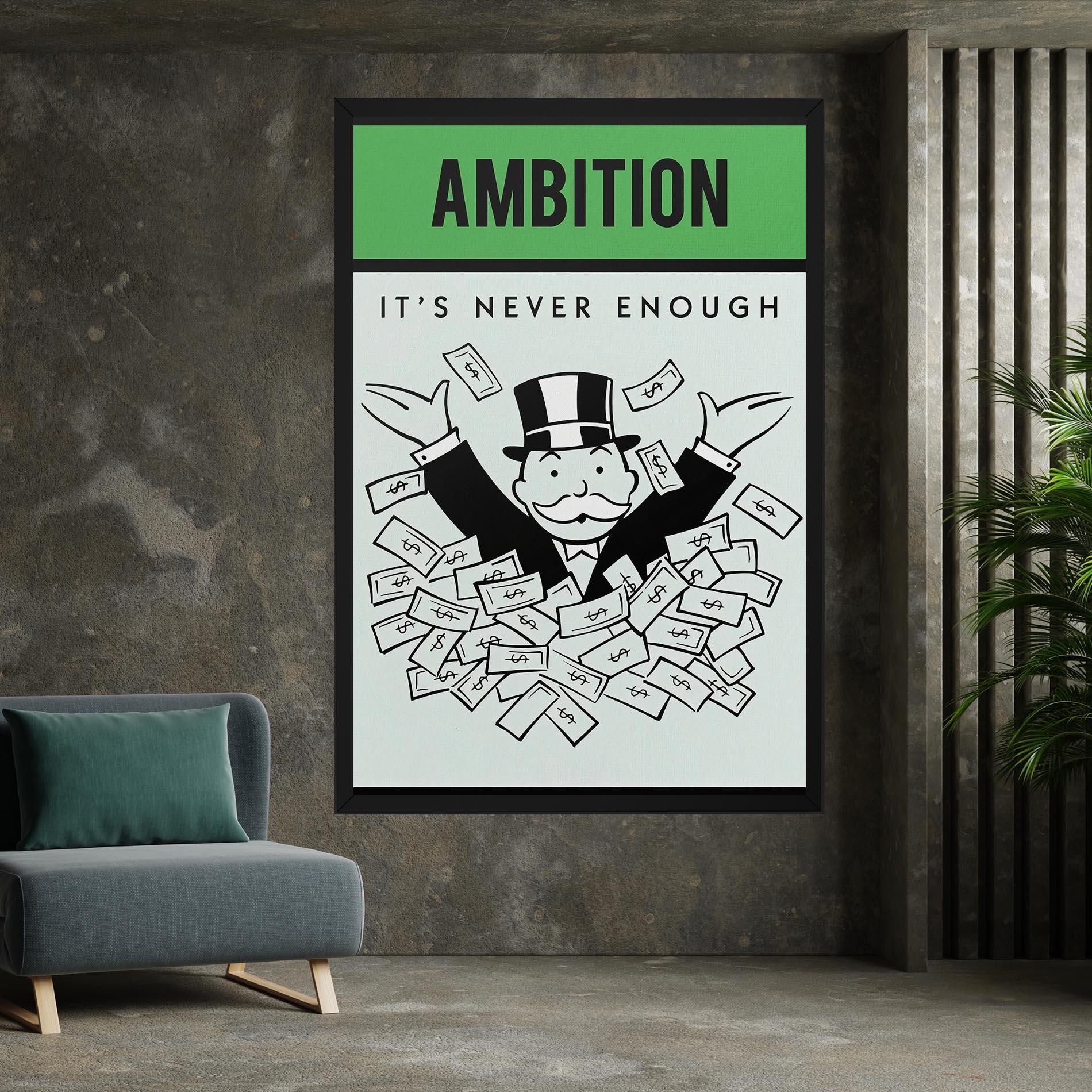 Картина на платно AMBITION mockup 7