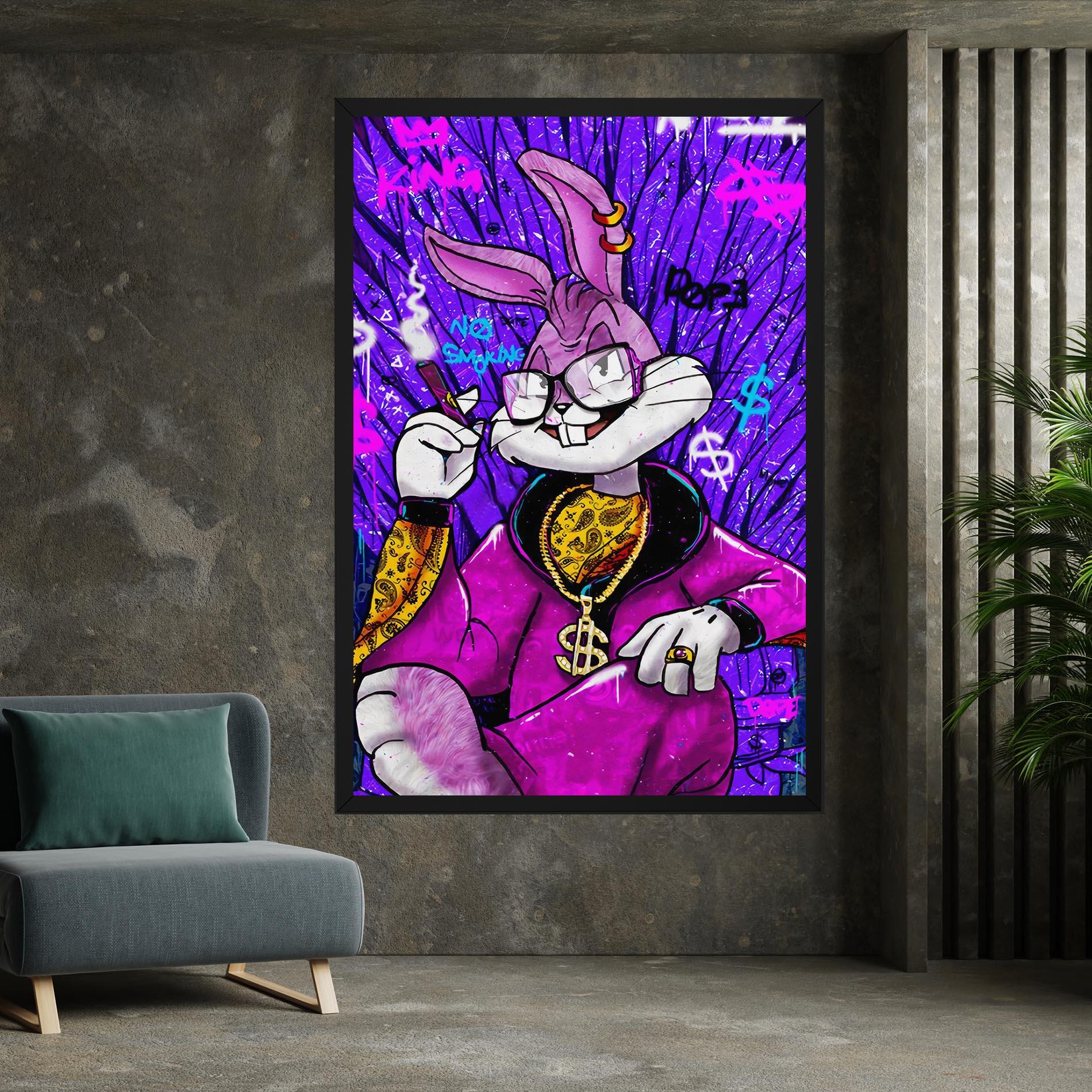 Картина на платно Boss Buny mockup 7