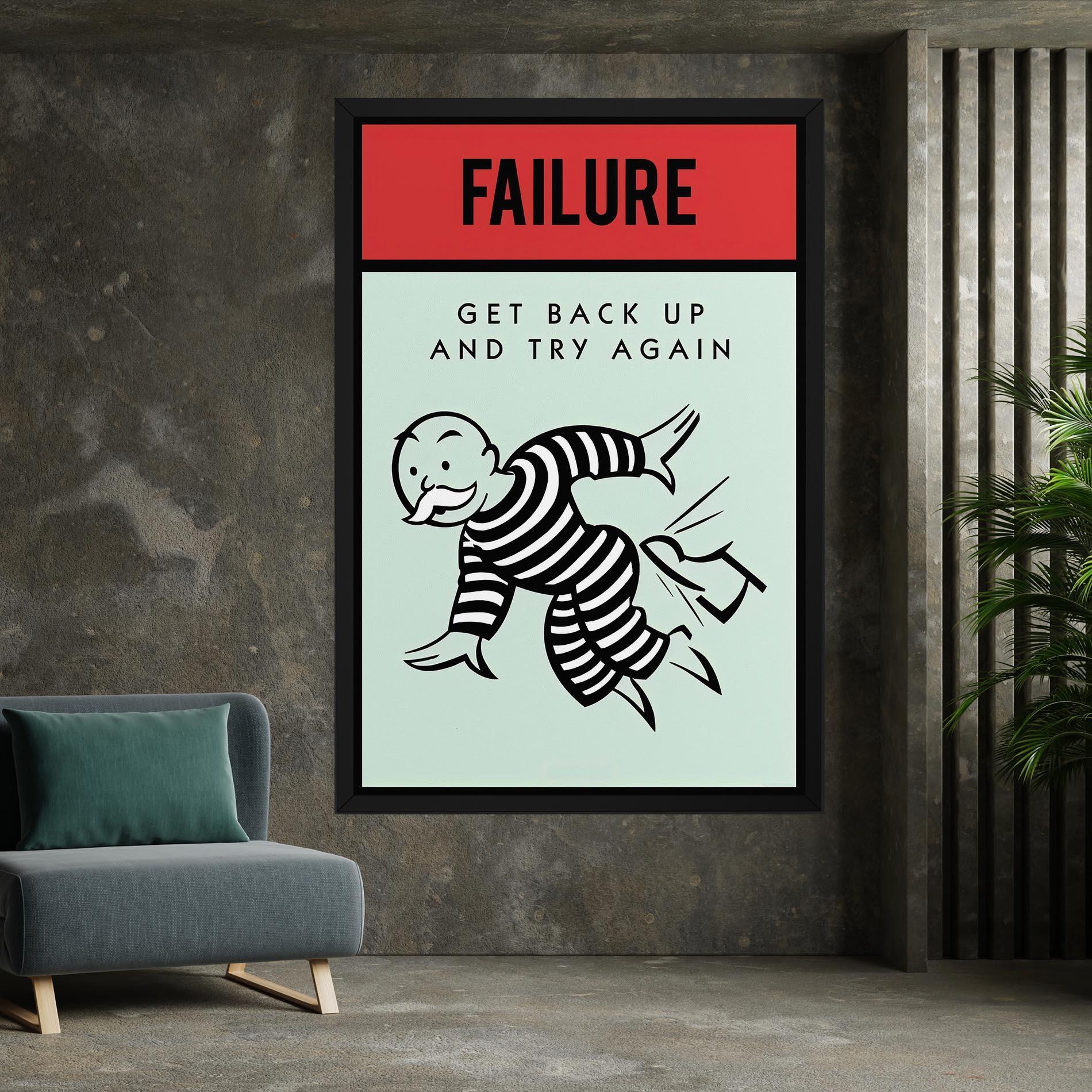 Картина на платно FAILURE mockup 7
