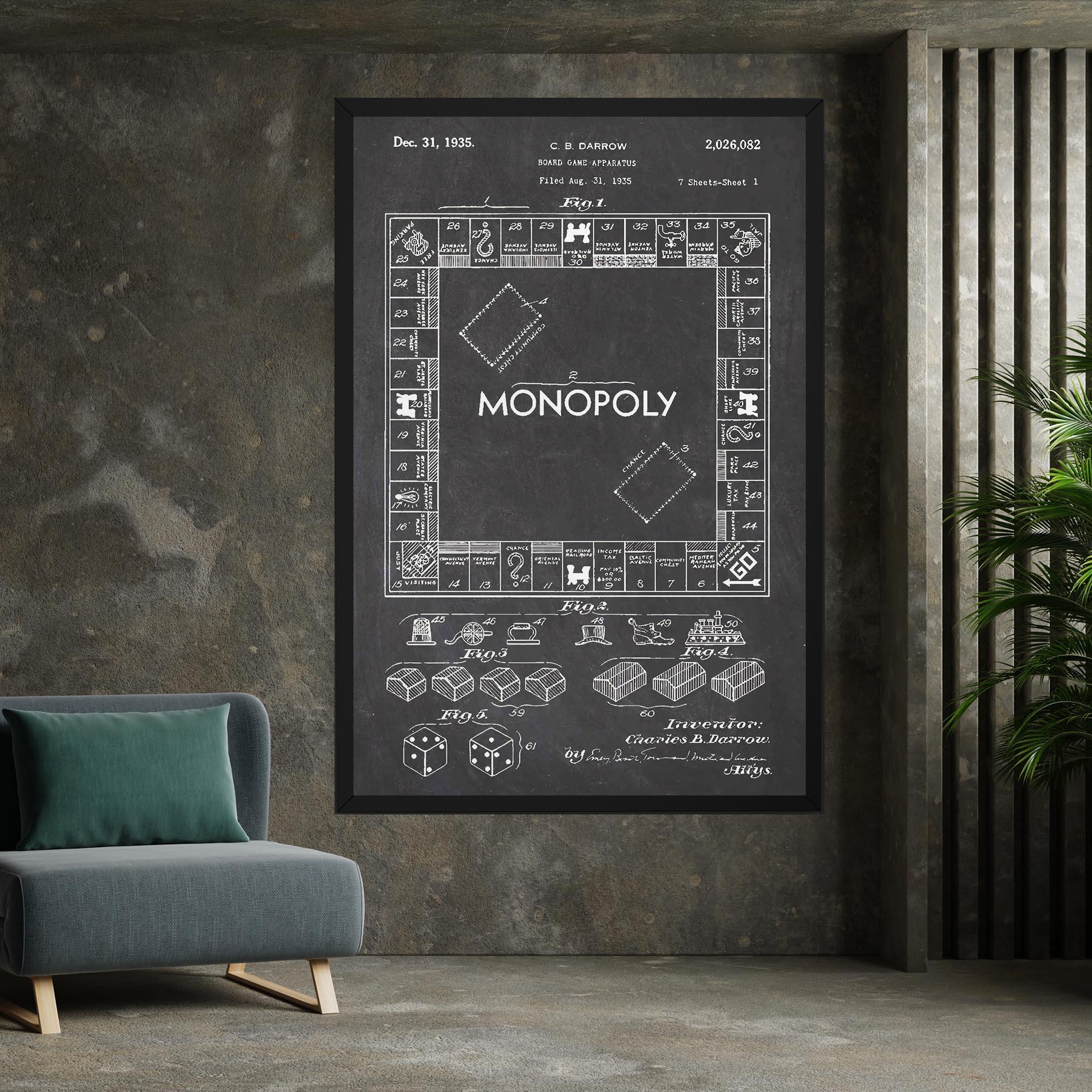 Картина на платно Monopoly Board mockup 7