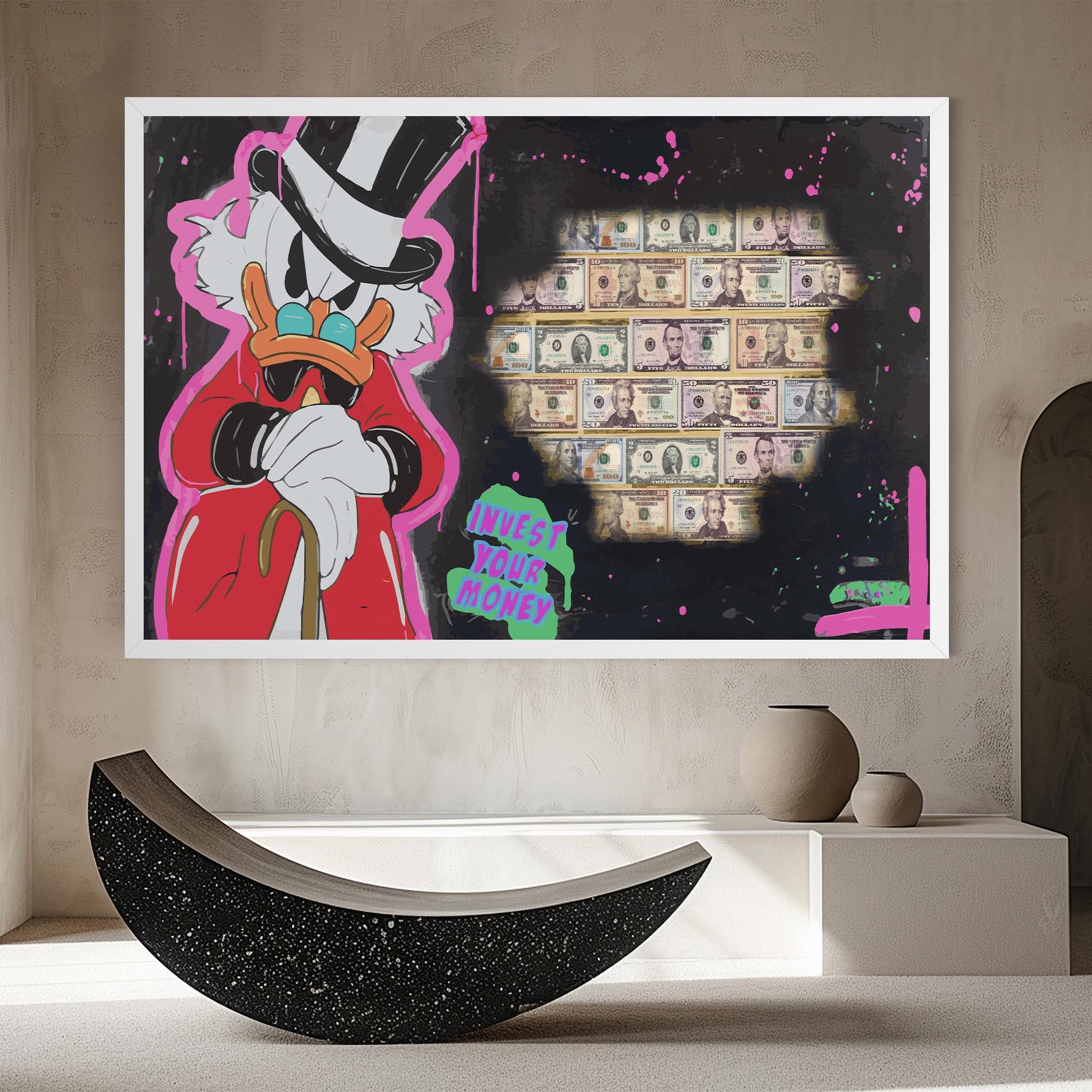 Картина на платно Money Advice mockup 8