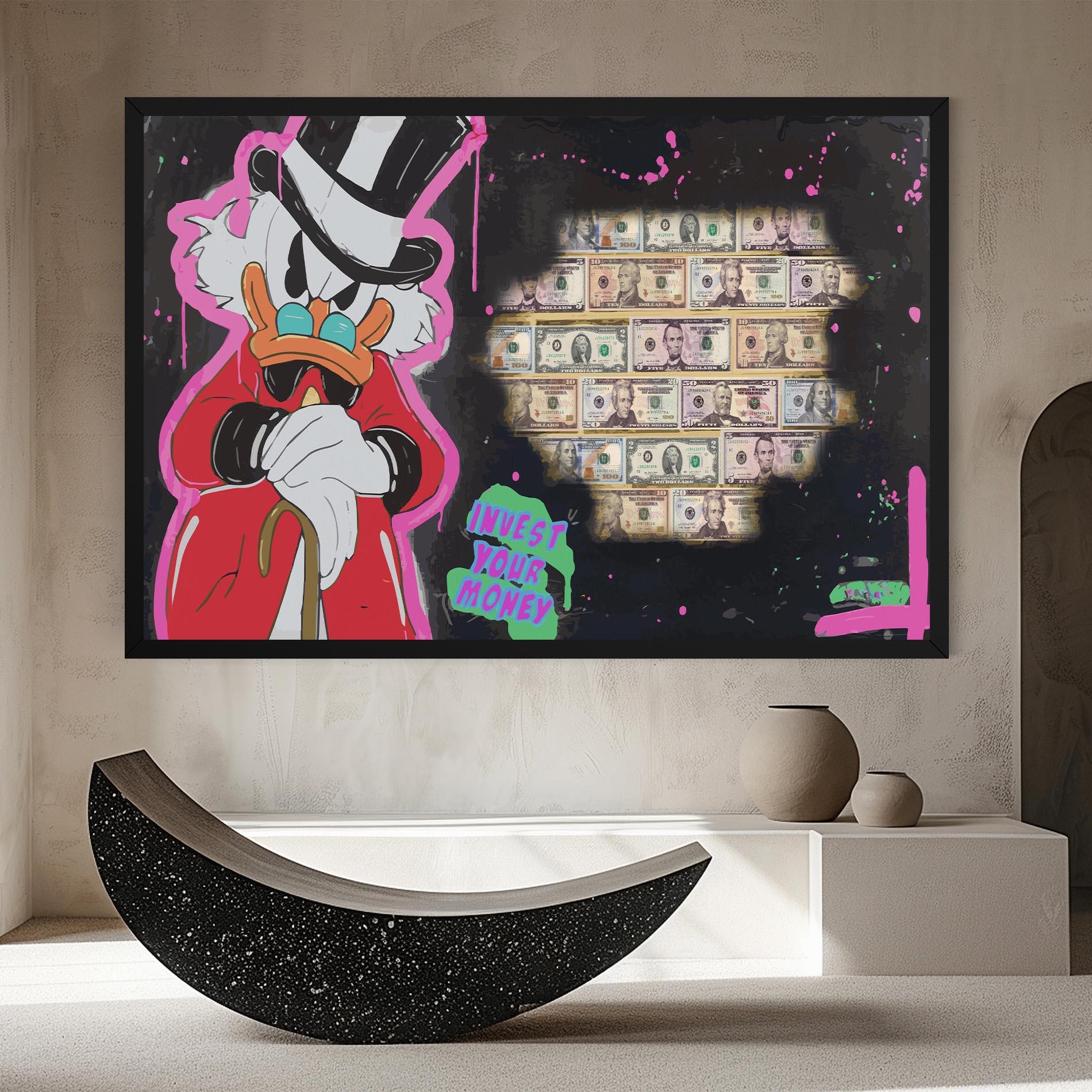 Картина на платно Money Advice mockup 8