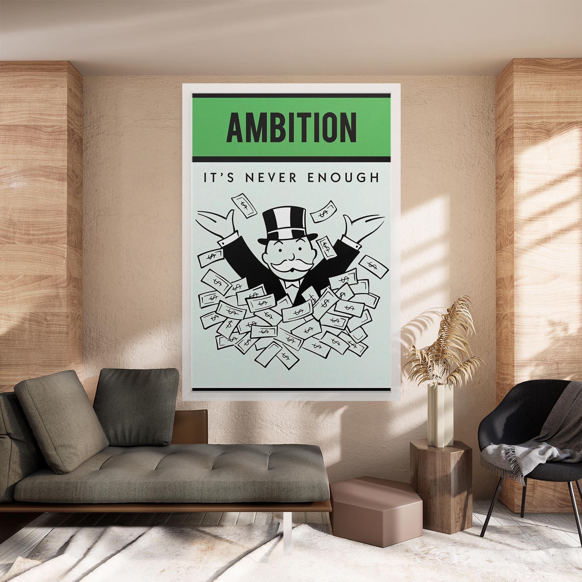Картина на платно AMBITION mockup 8