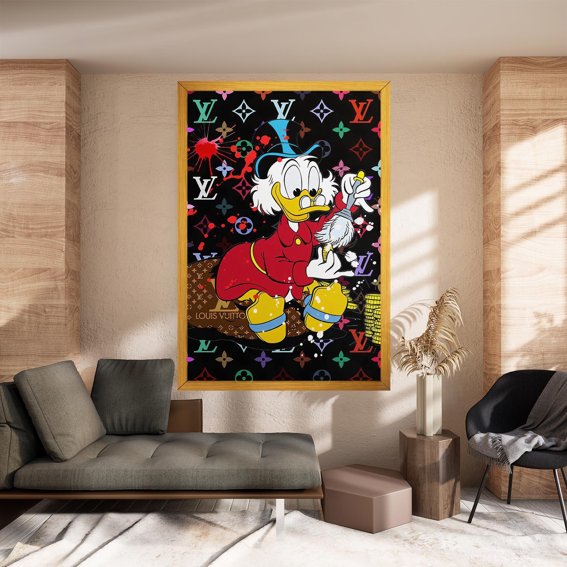 Картина на платно Clean Your Penny mockup 8