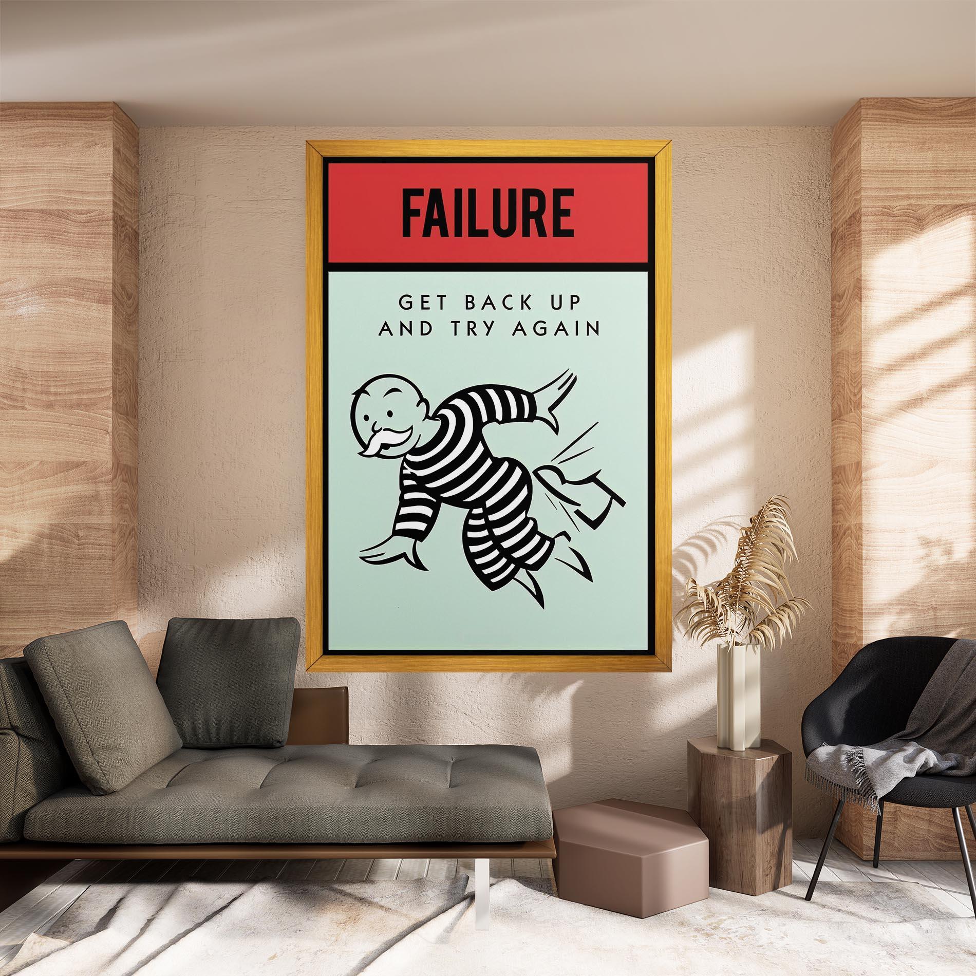 Картина на платно FAILURE mockup 8
