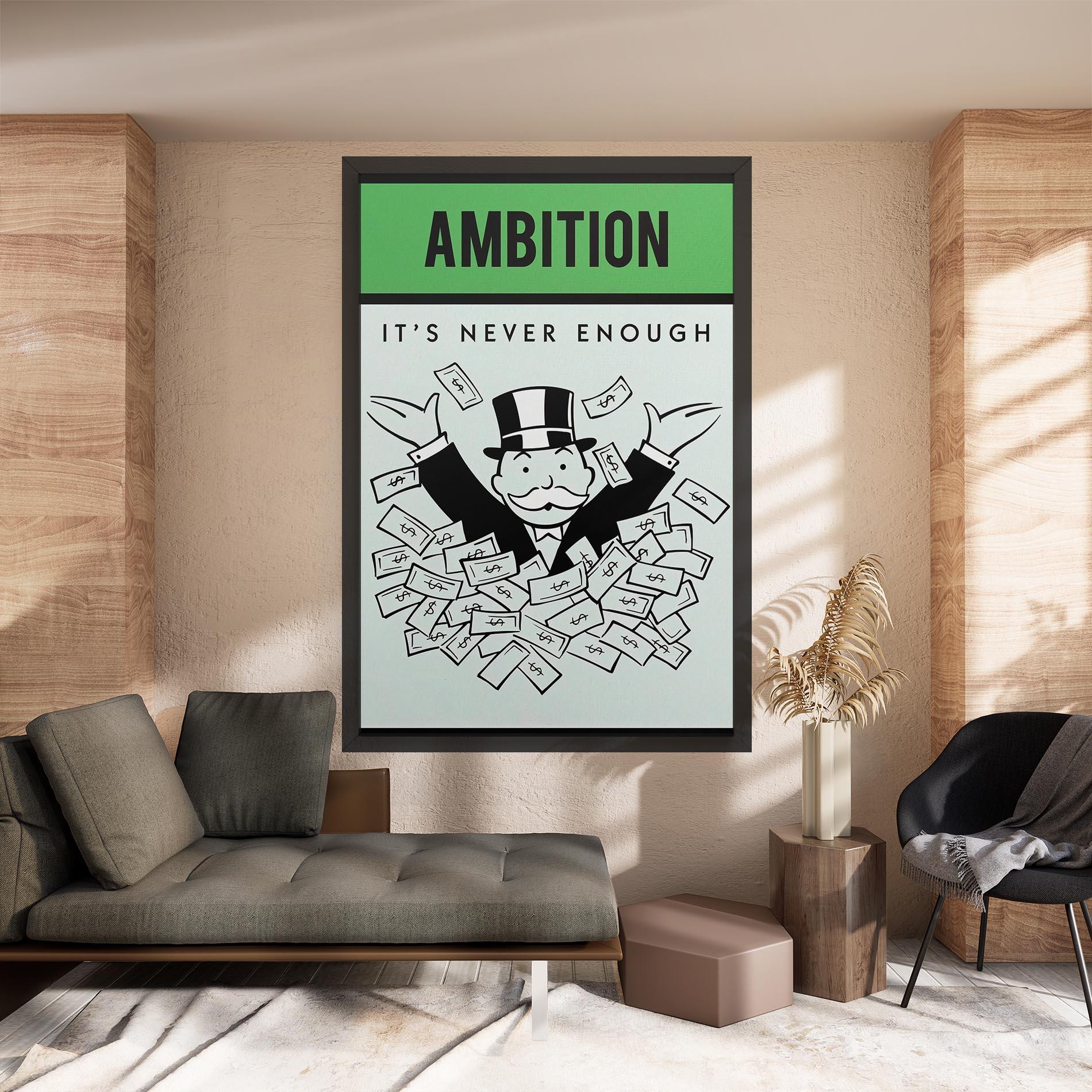 Картина на платно AMBITION mockup 8