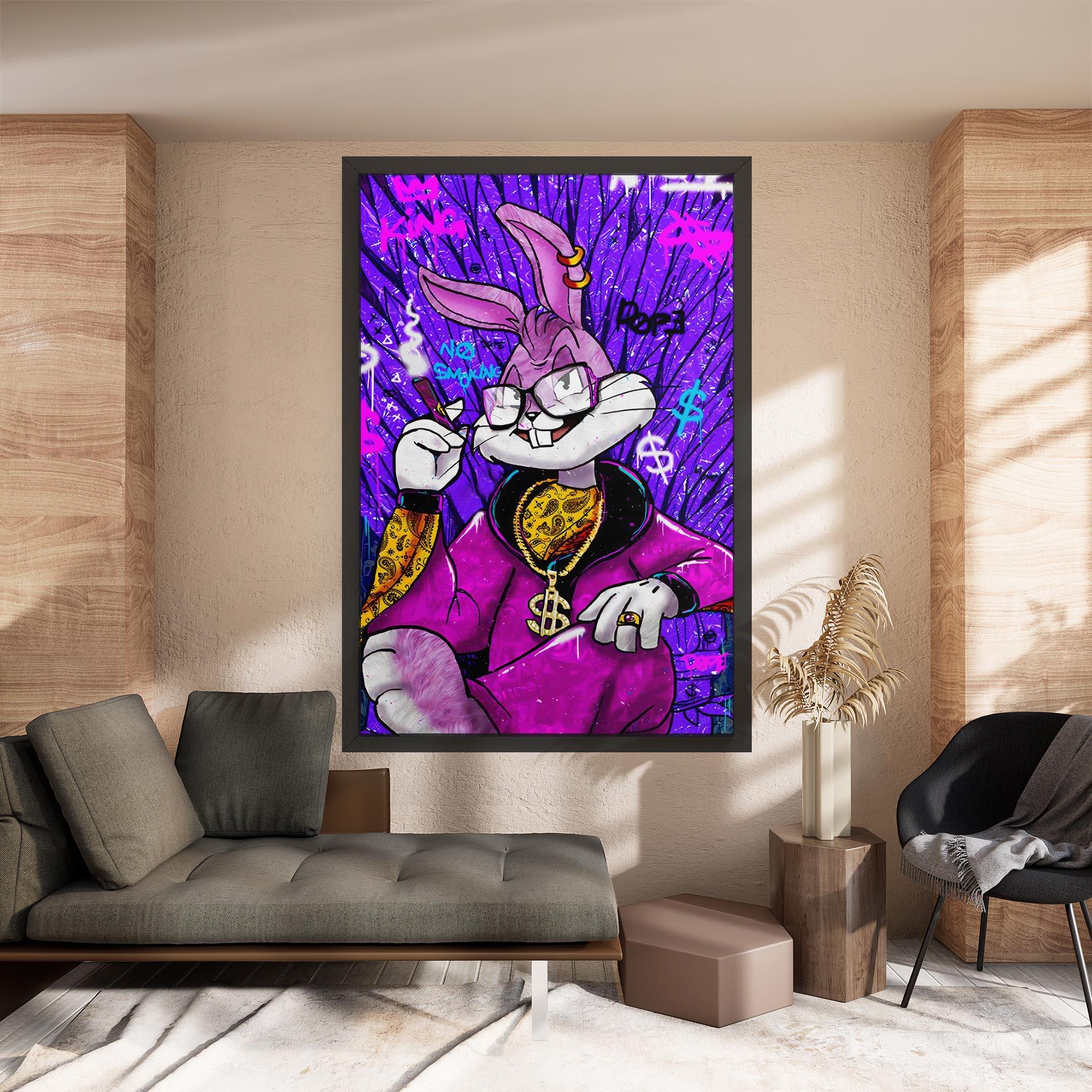 Картина на платно Boss Buny mockup 8
