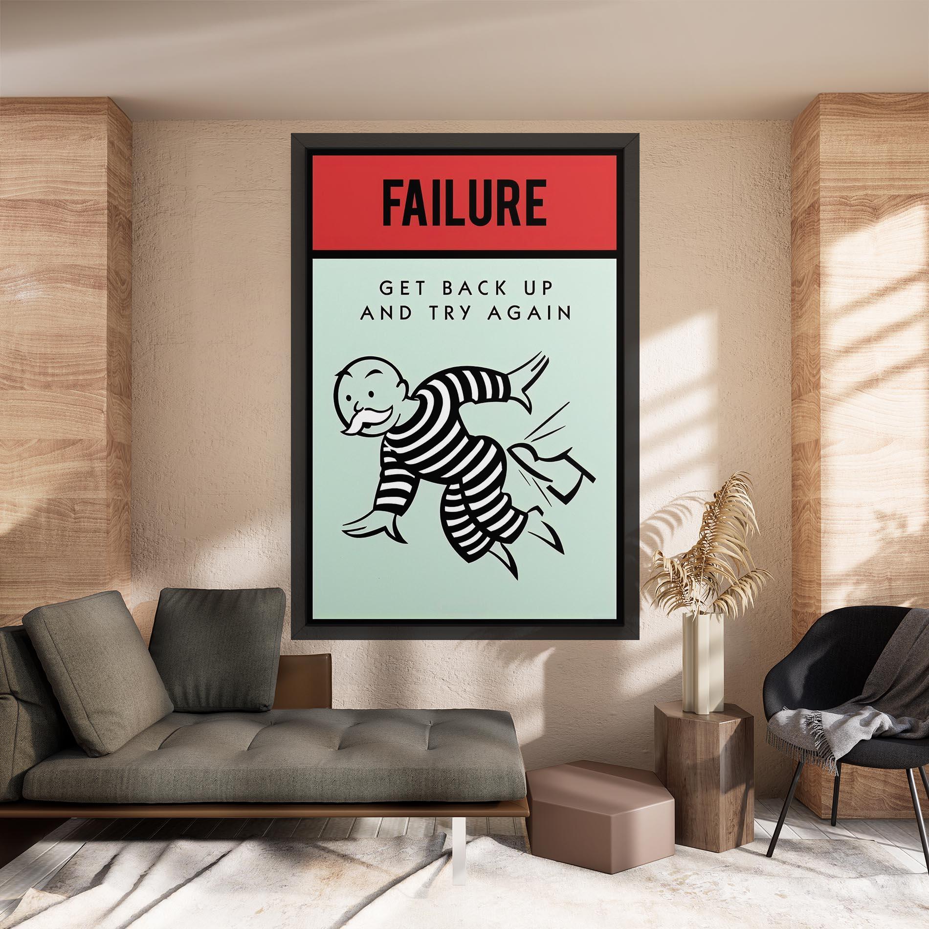 Картина на платно FAILURE mockup 8