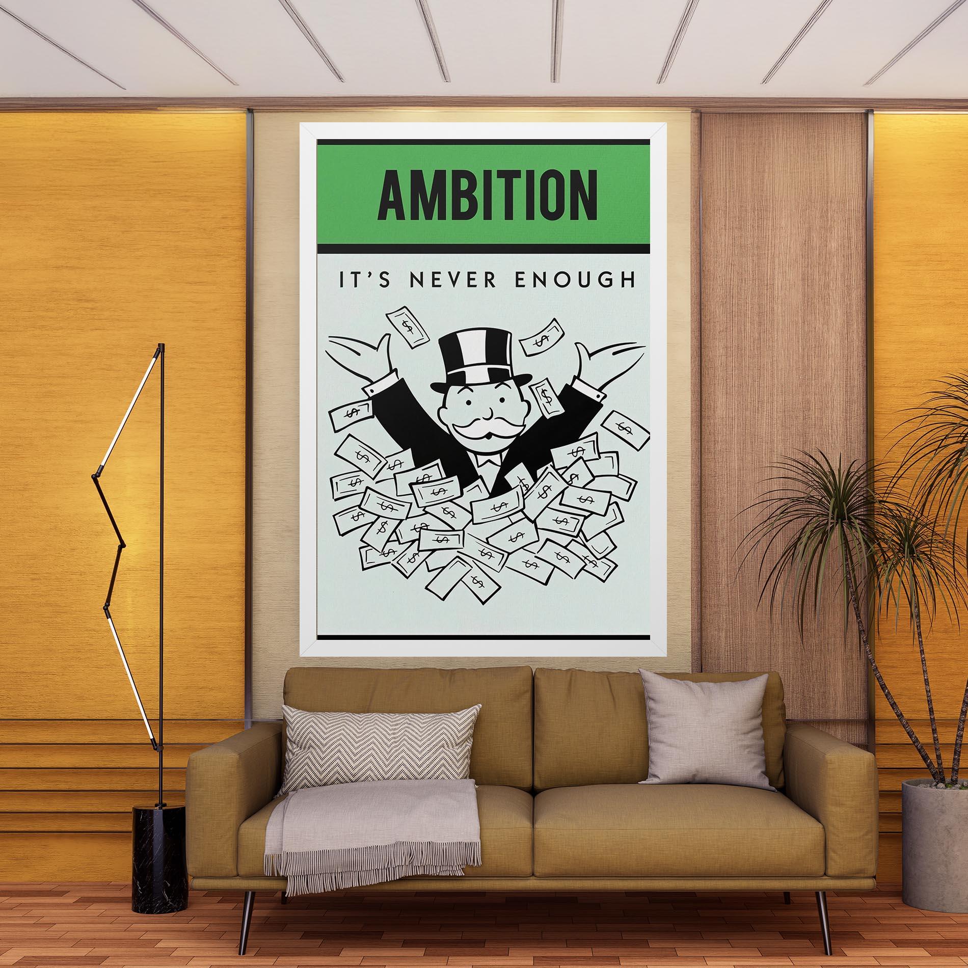 Картина на платно AMBITION mockup 9
