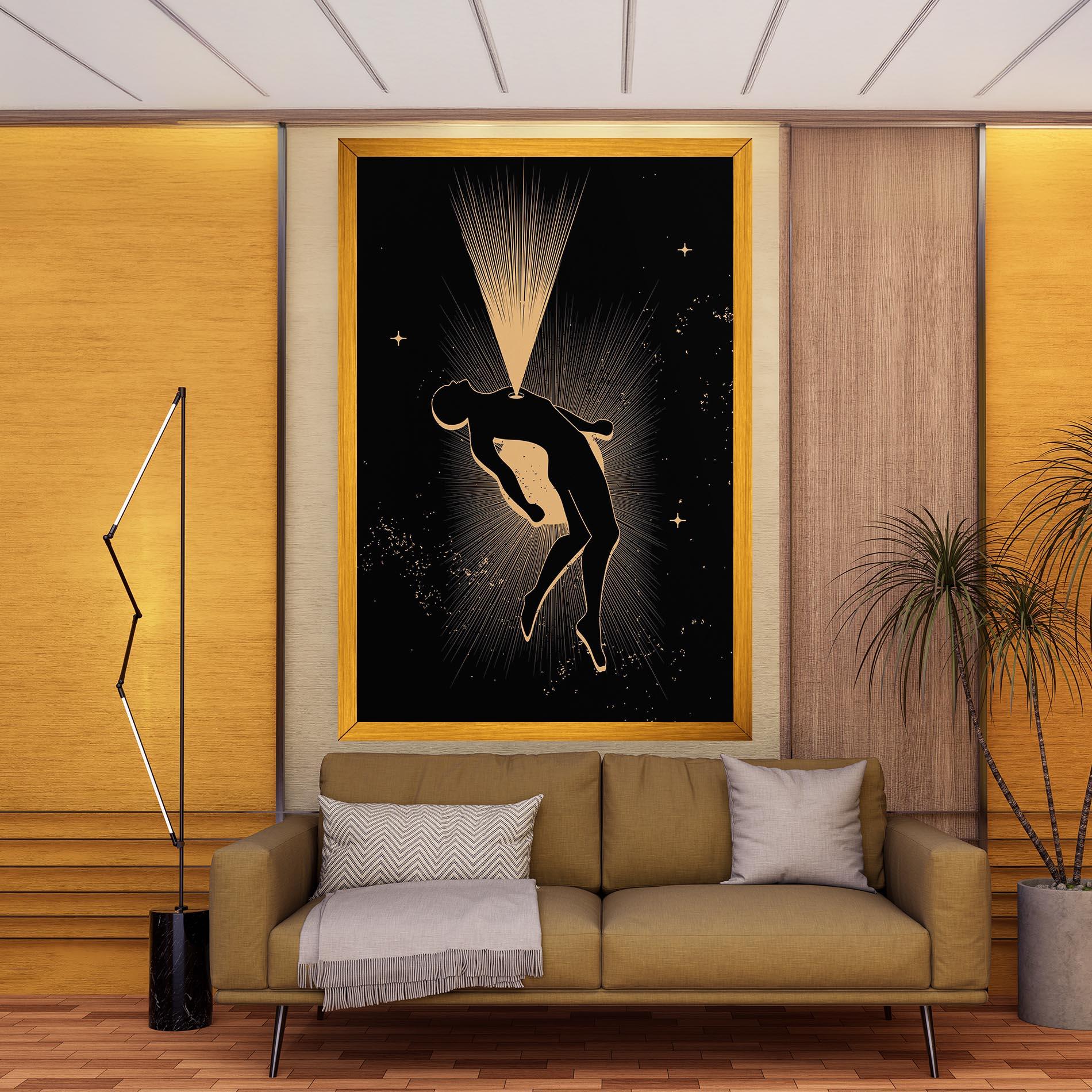 Картина на платно Body And Soul mockup 9