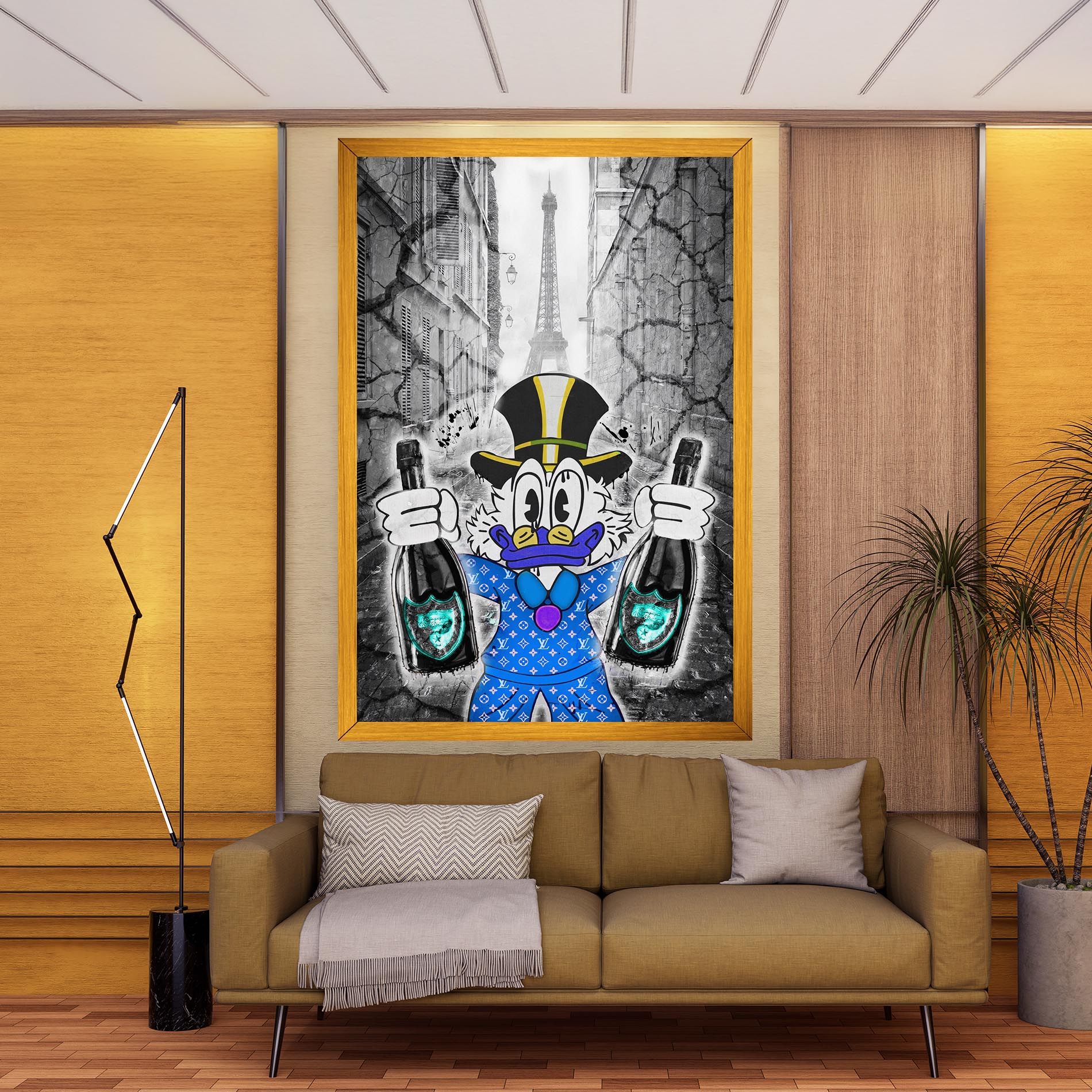 Wheres My Champagne Blue mockup 9