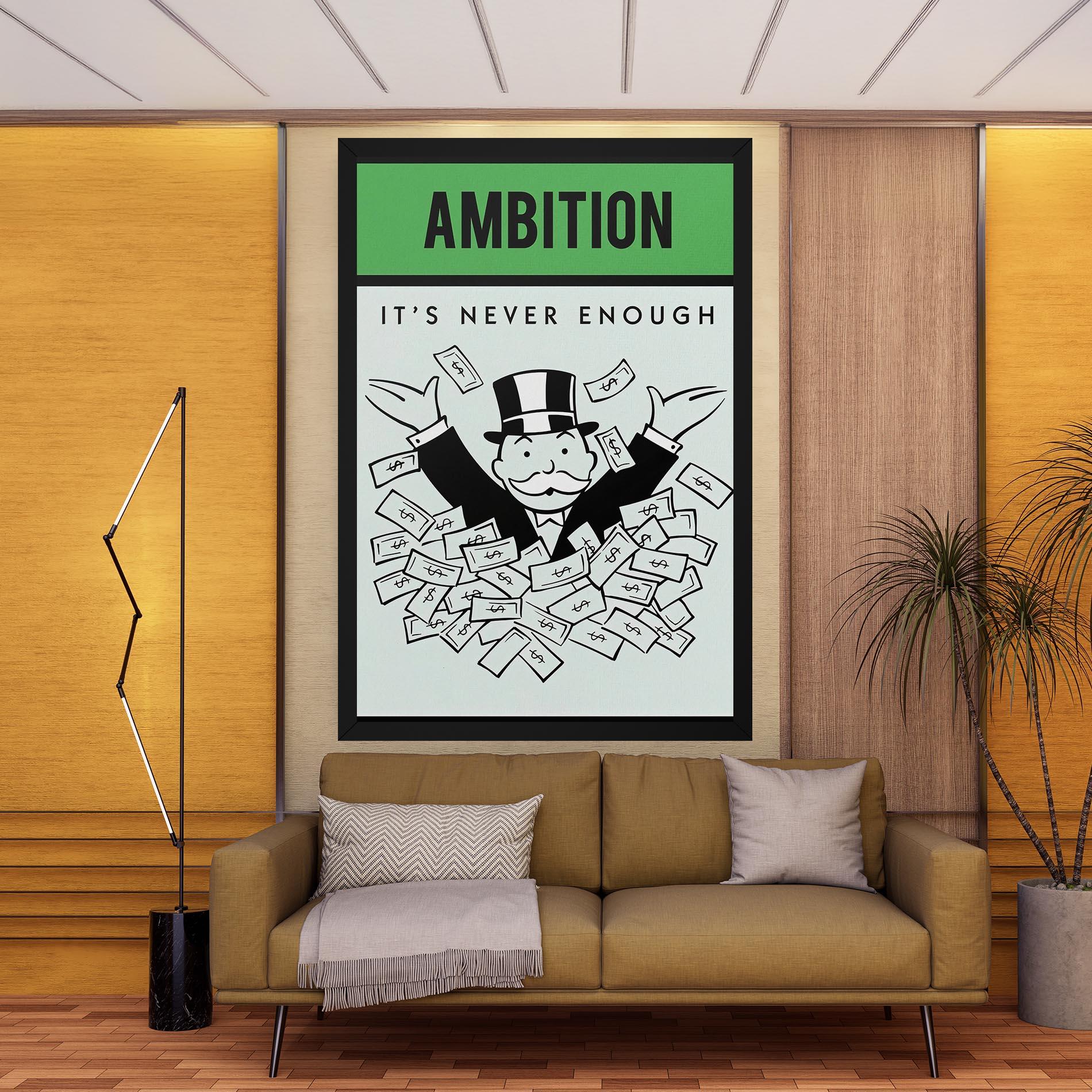 Картина на платно AMBITION mockup 9