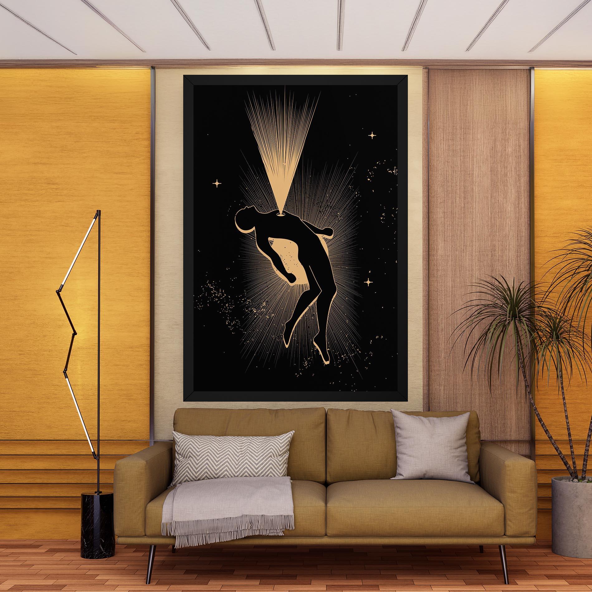 Картина на платно Body And Soul mockup 9