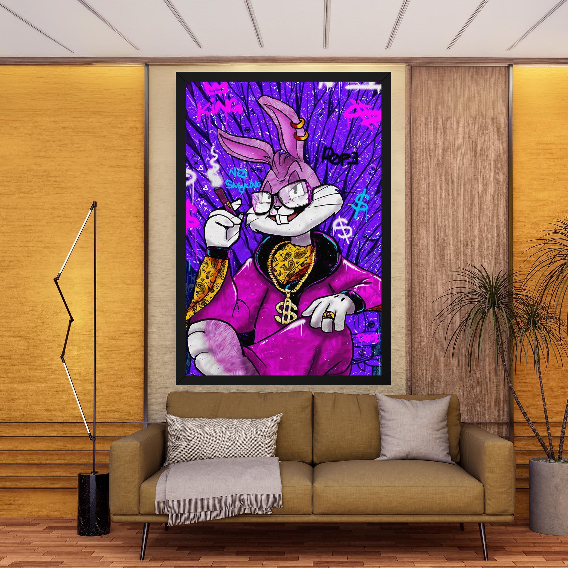 Картина на платно Boss Buny mockup 9