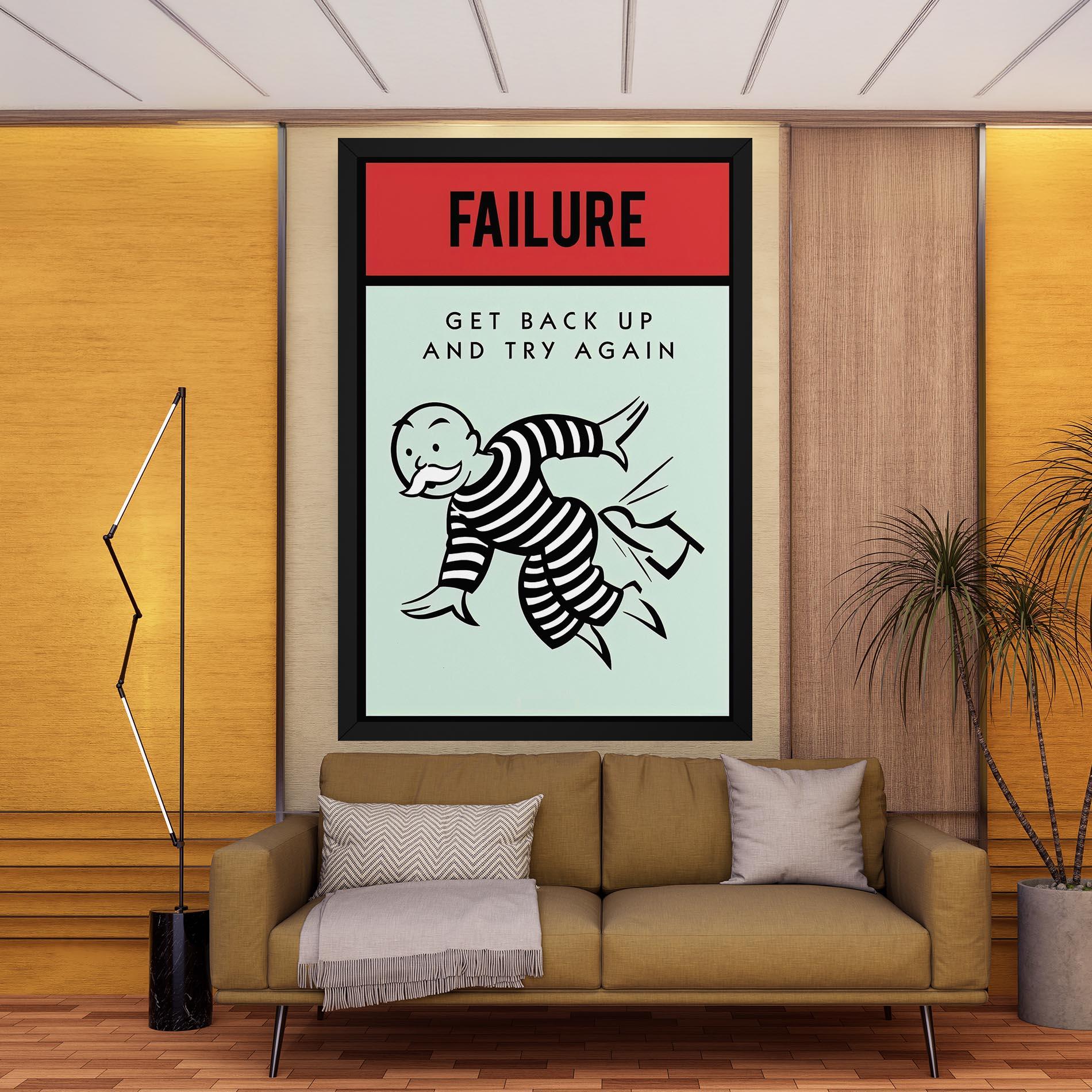 Картина на платно FAILURE mockup 9