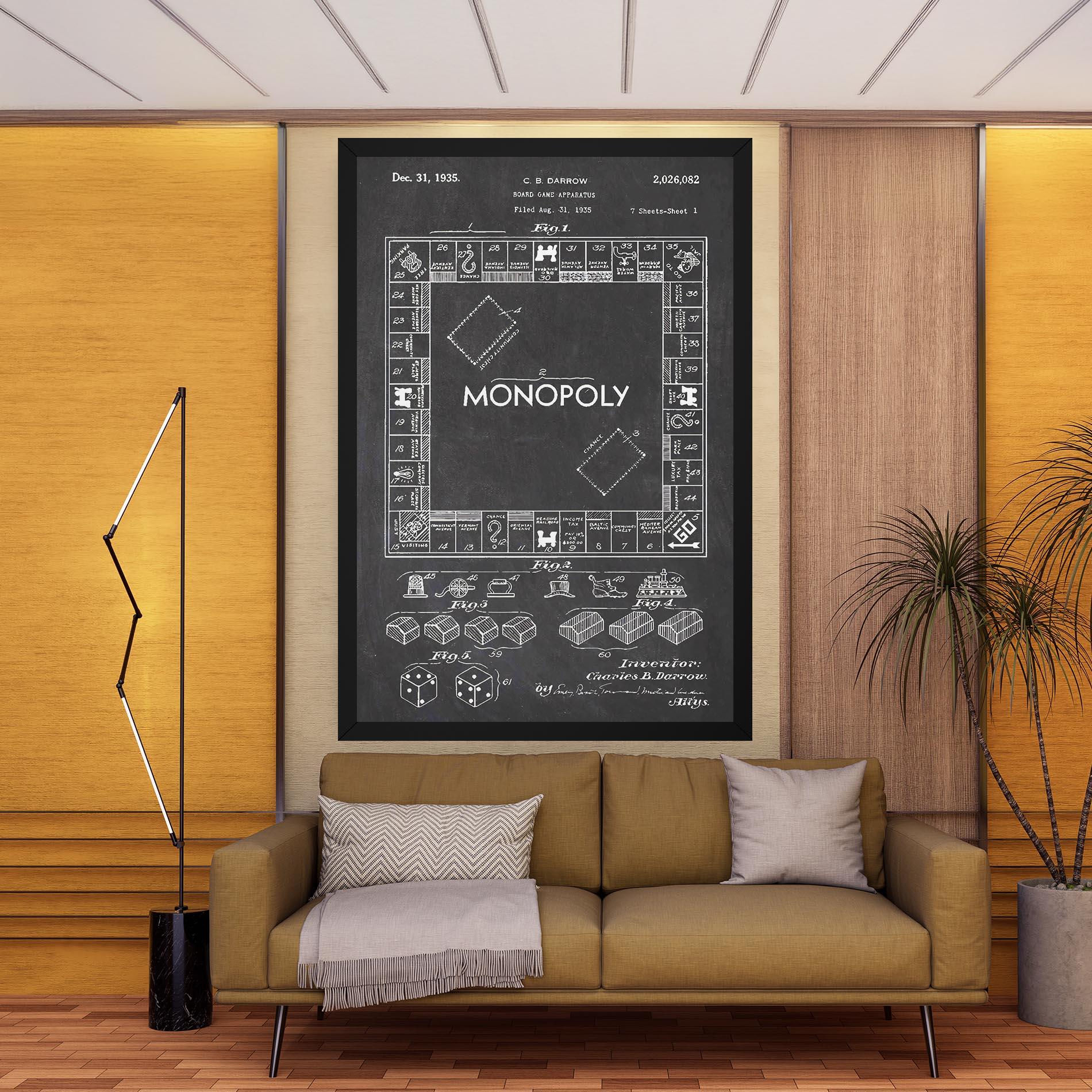 Картина на платно Monopoly Board mockup 9