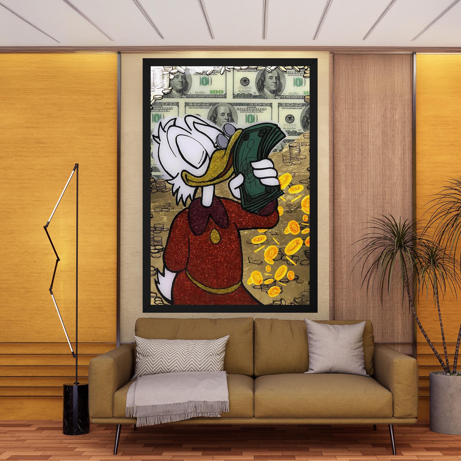 Картина на платно Smell Like Money mockup 9