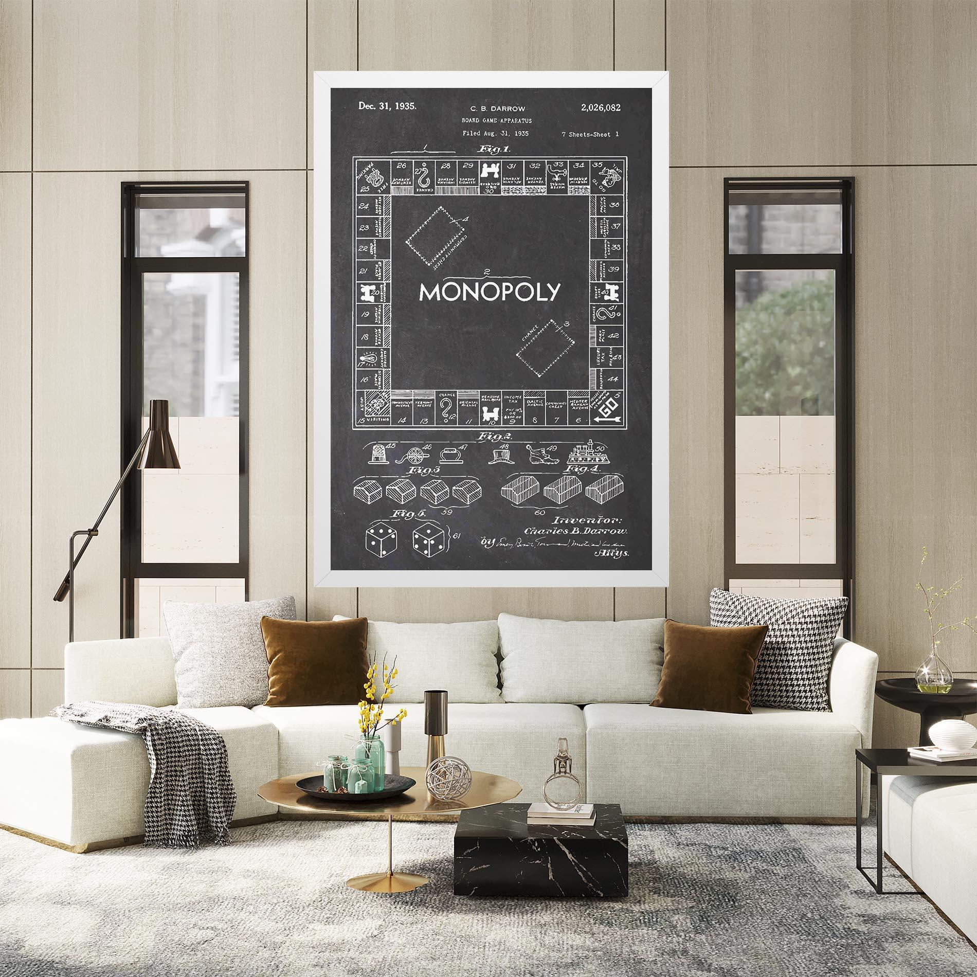 Картина на платно Monopoly Board mockup 2