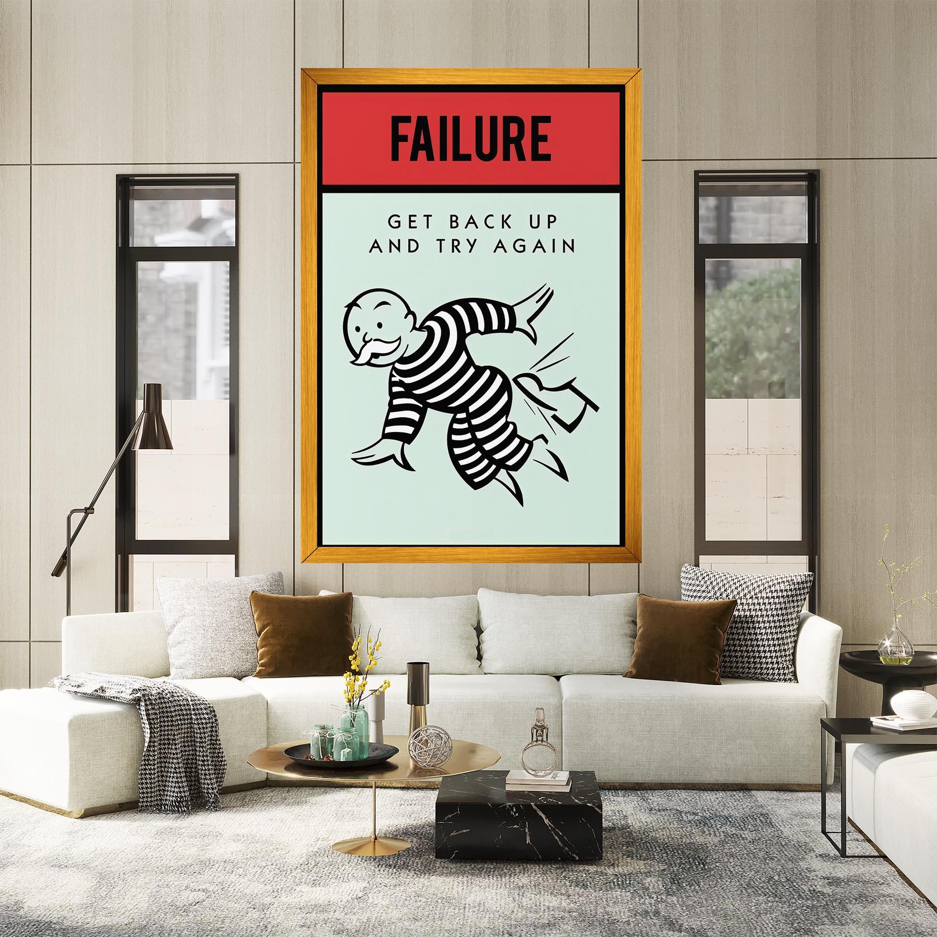 Картина на платно FAILURE mockup 2