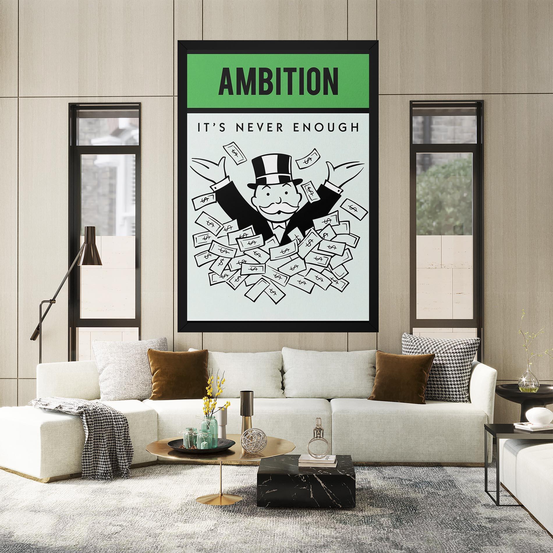 Картина на платно AMBITION mockup 2
