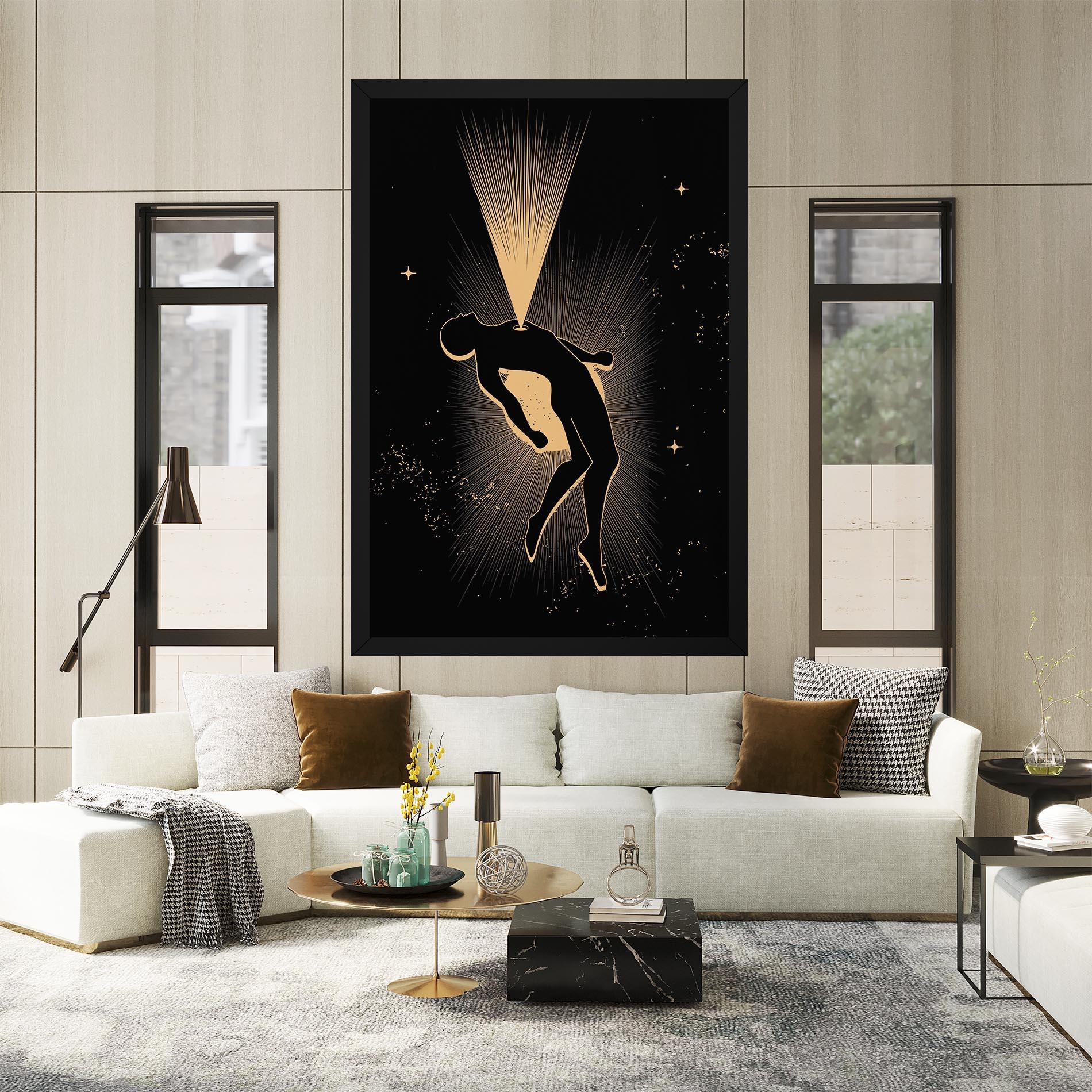 Картина на платно Body And Soul mockup 2