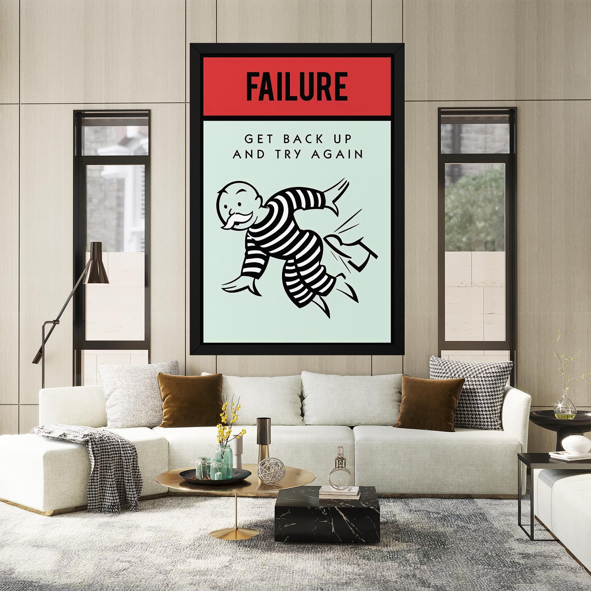 Картина на платно FAILURE mockup 2