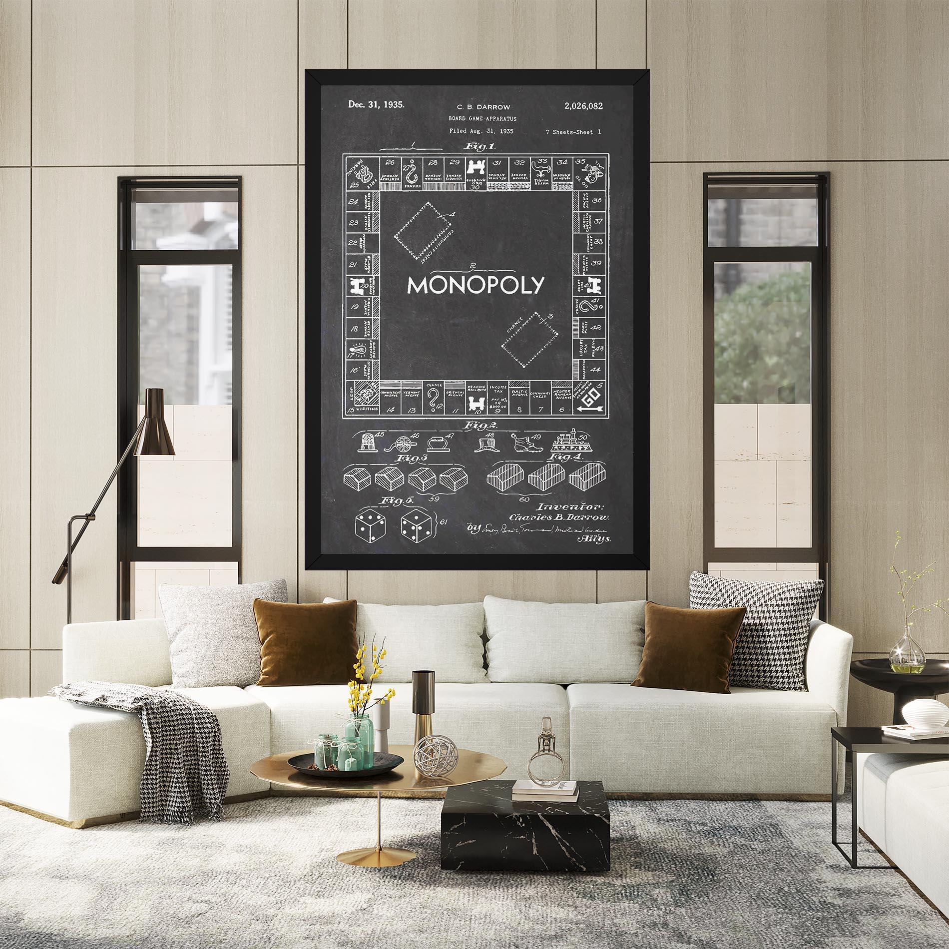 Картина на платно Monopoly Board mockup 2