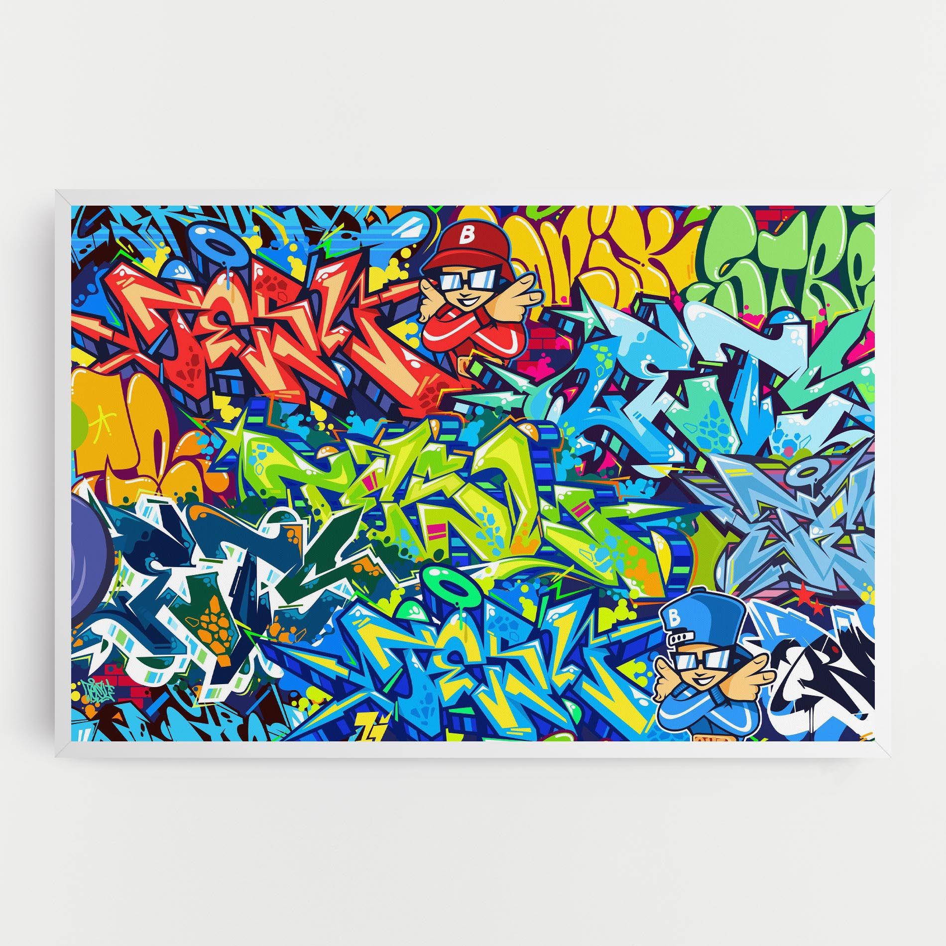 Colorful Graffiti mockup 0
