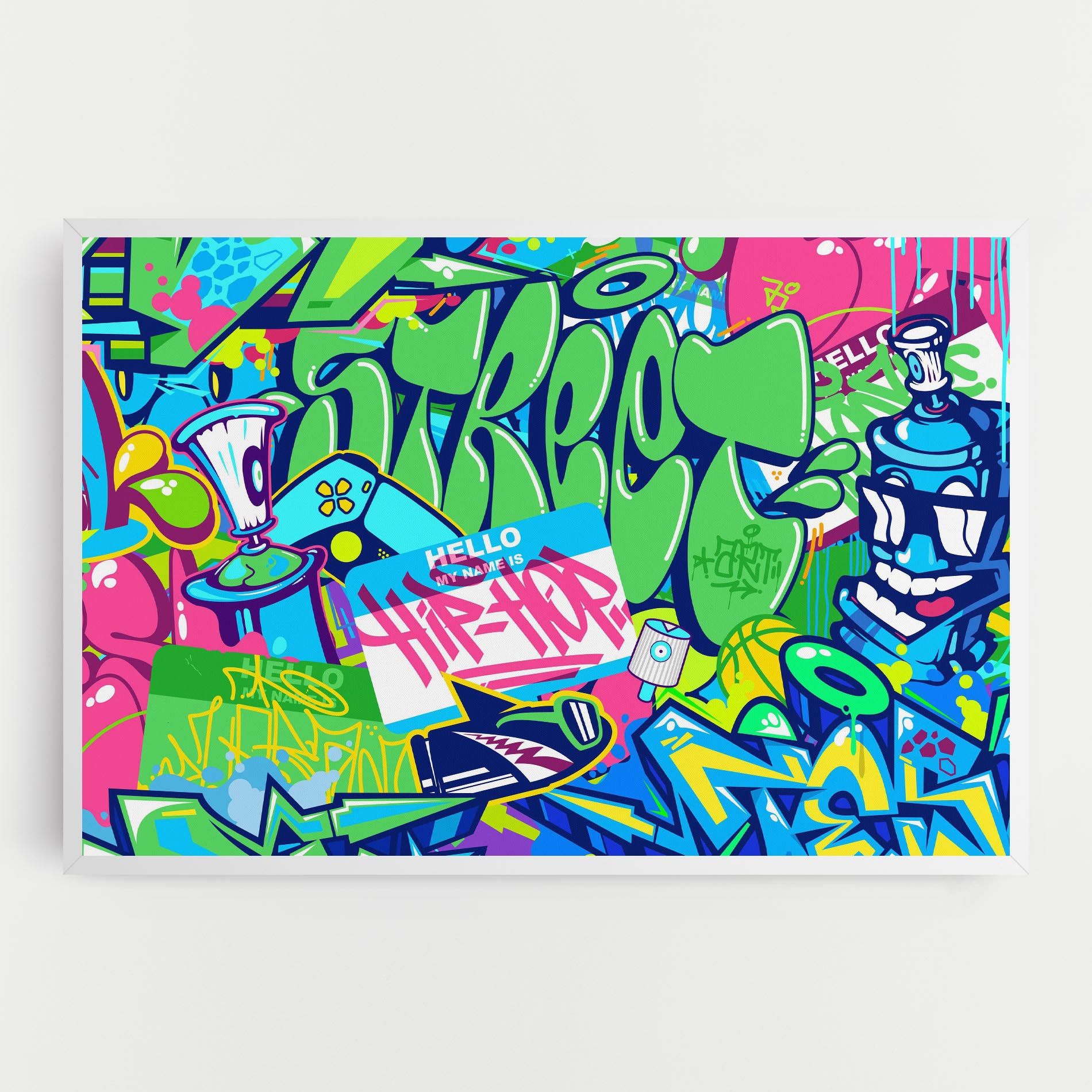 Colorful Hip Hop mockup 0