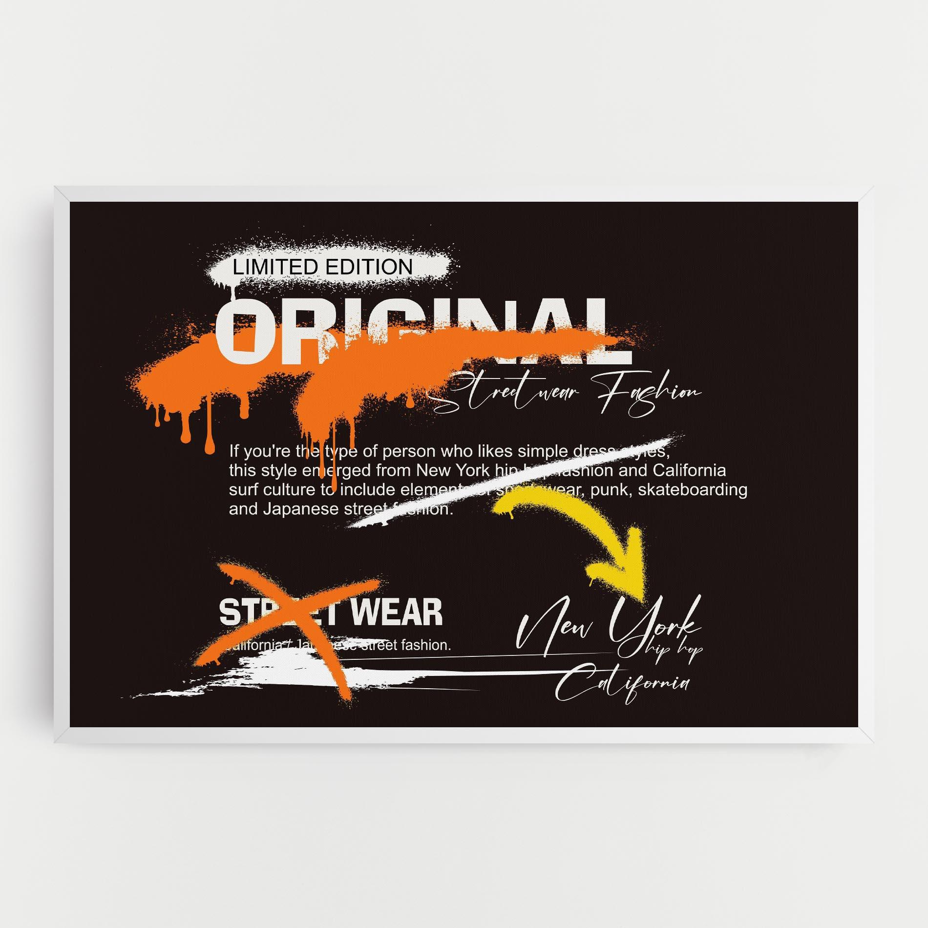 Картина на платно Original Style Graffiti mockup 0