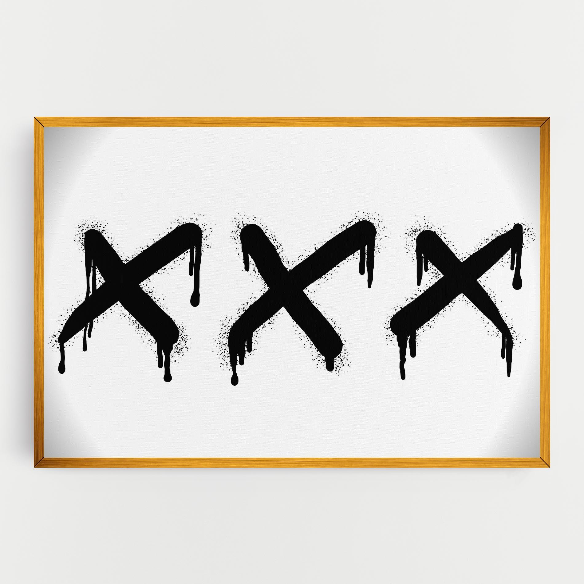 Картина на платно Grafiti X Spray mockup 0