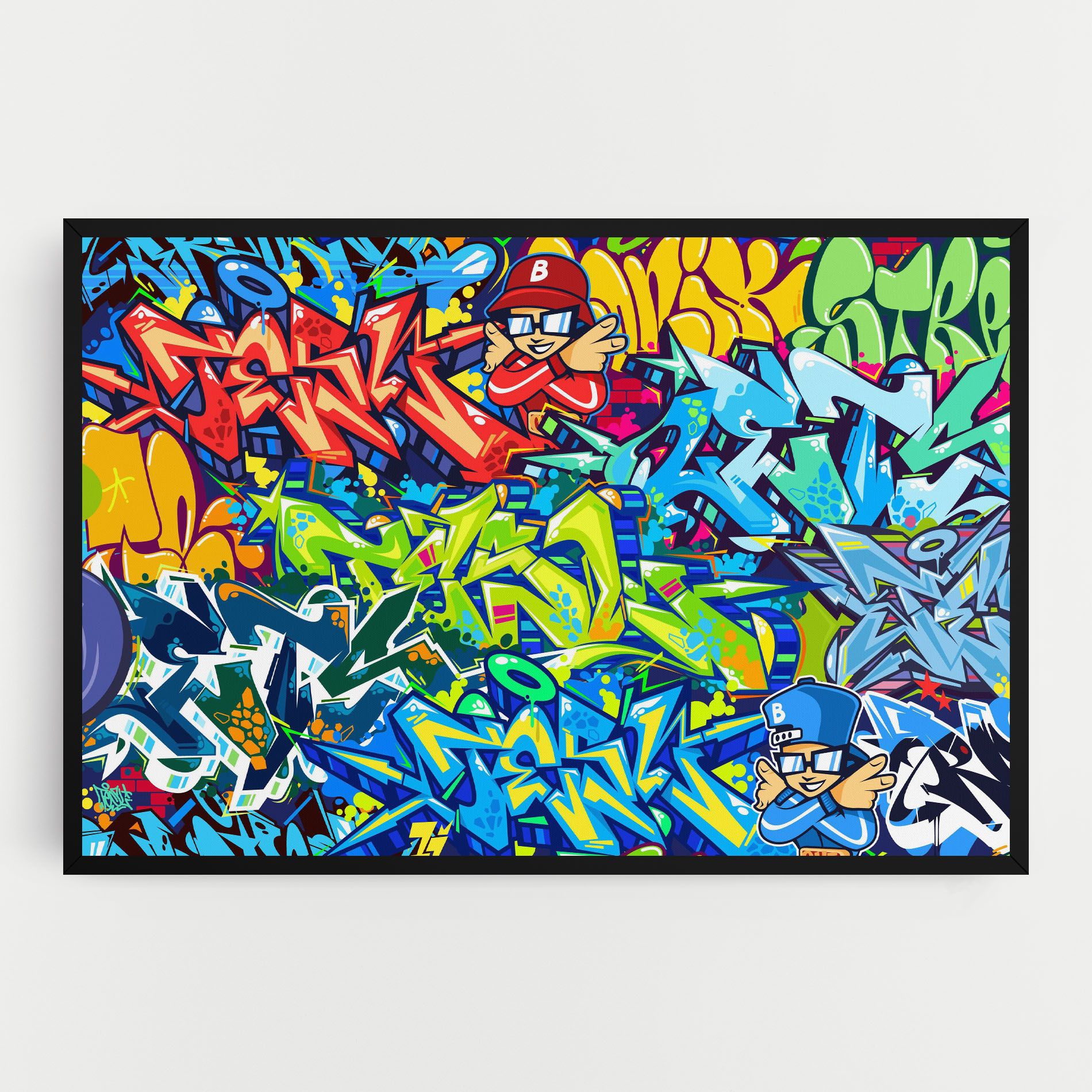 Colorful Graffiti mockup 0