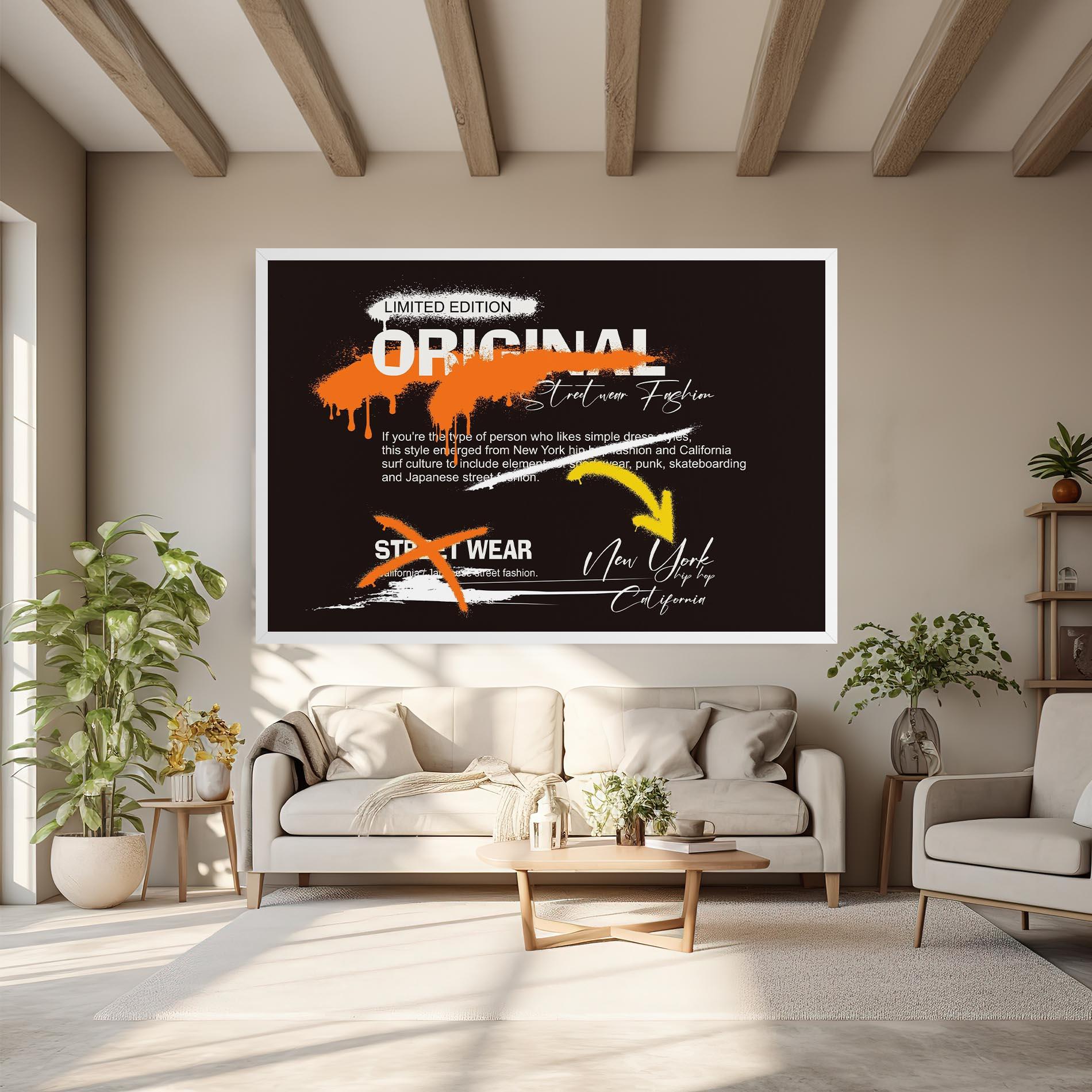 Картина на платно Original Style Graffiti mockup 6