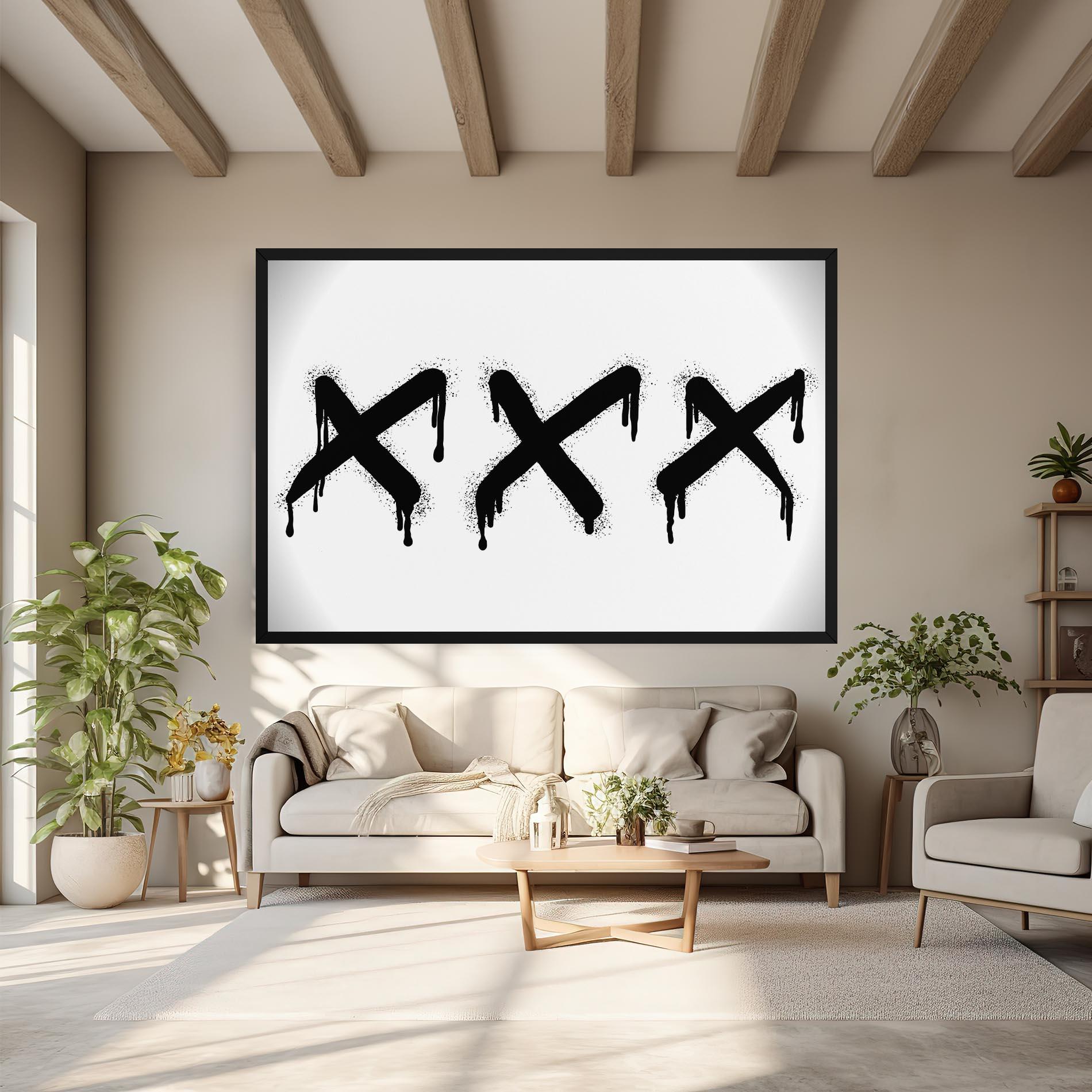 Картина на платно Grafiti X Spray mockup 6