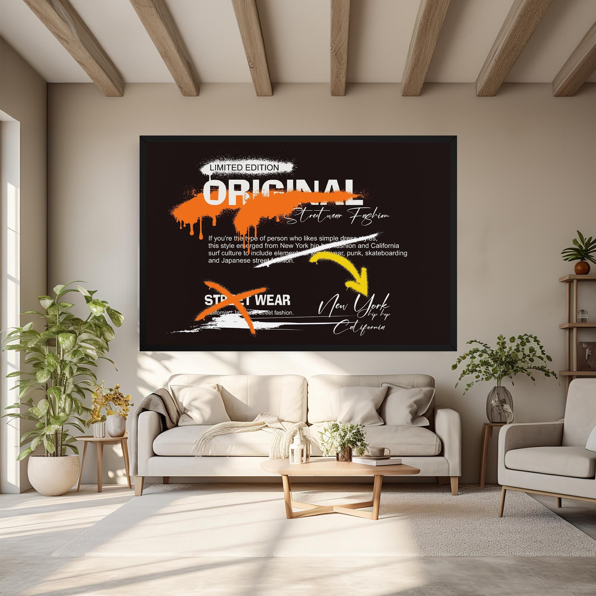 Картина на платно Original Style Graffiti mockup 6