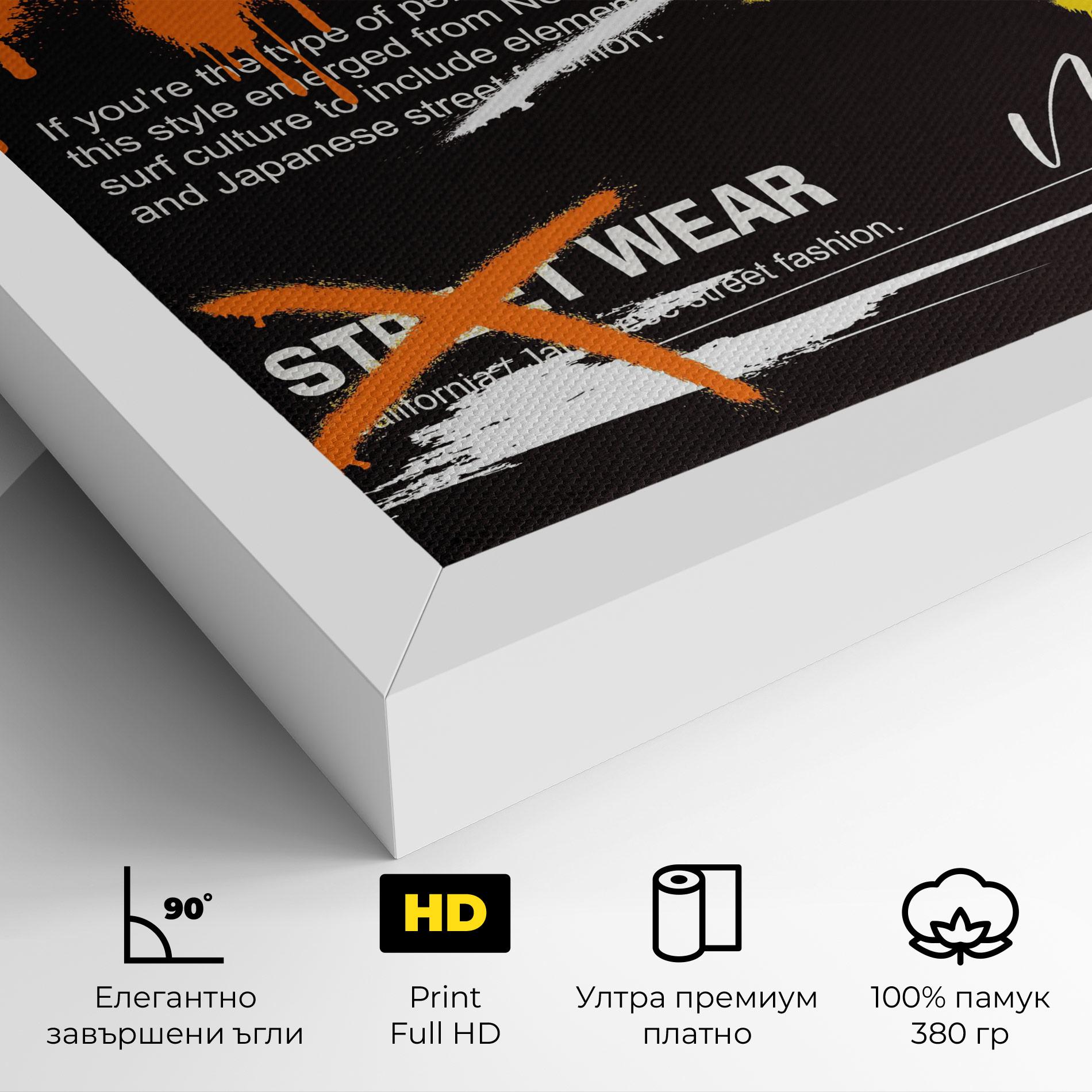 Картина на платно Original Style Graffiti mockup 4