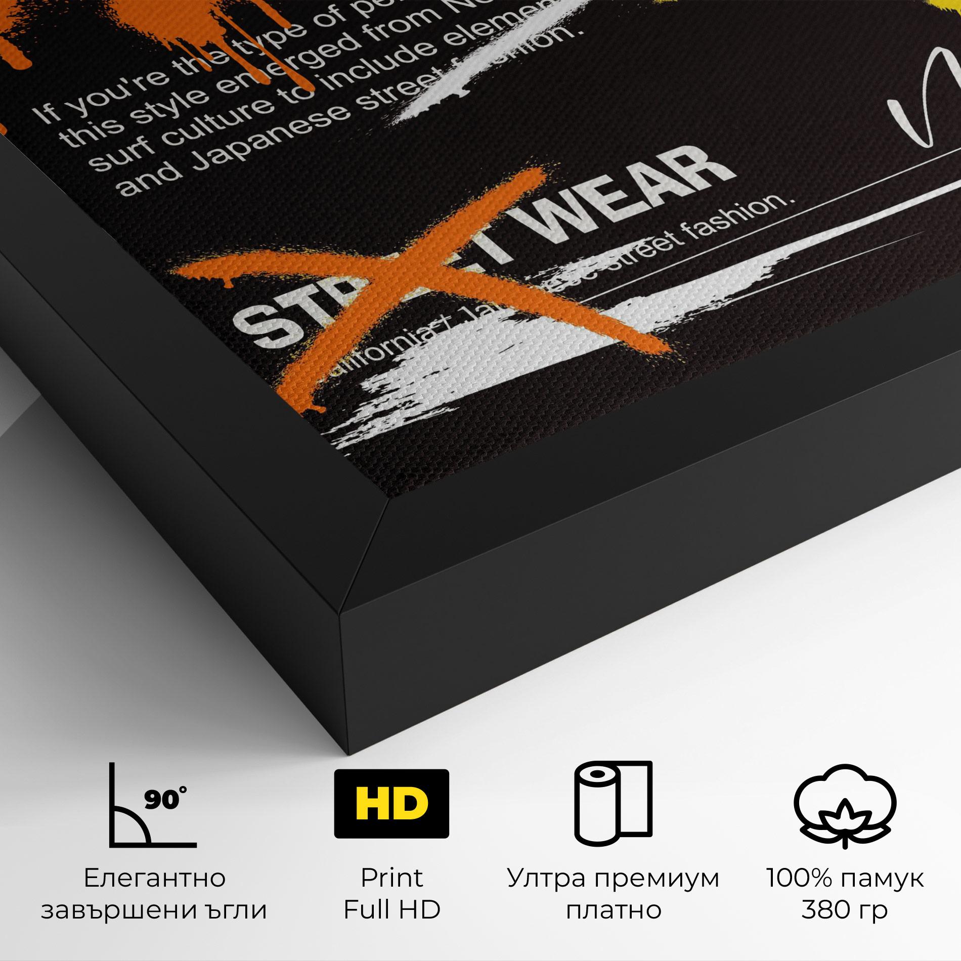 Картина на платно Original Style Graffiti mockup 4