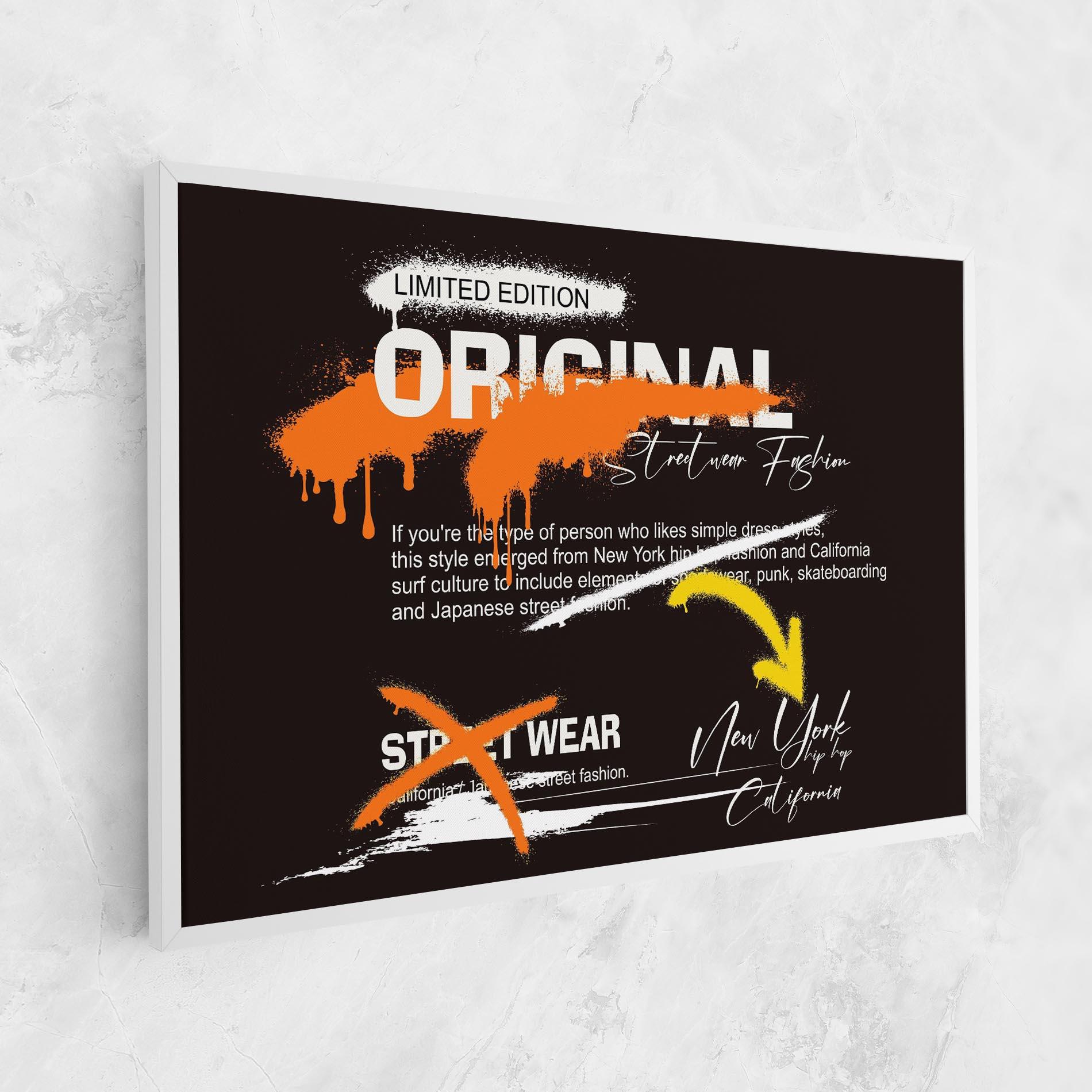 Картина на платно Original Style Graffiti mockup 1