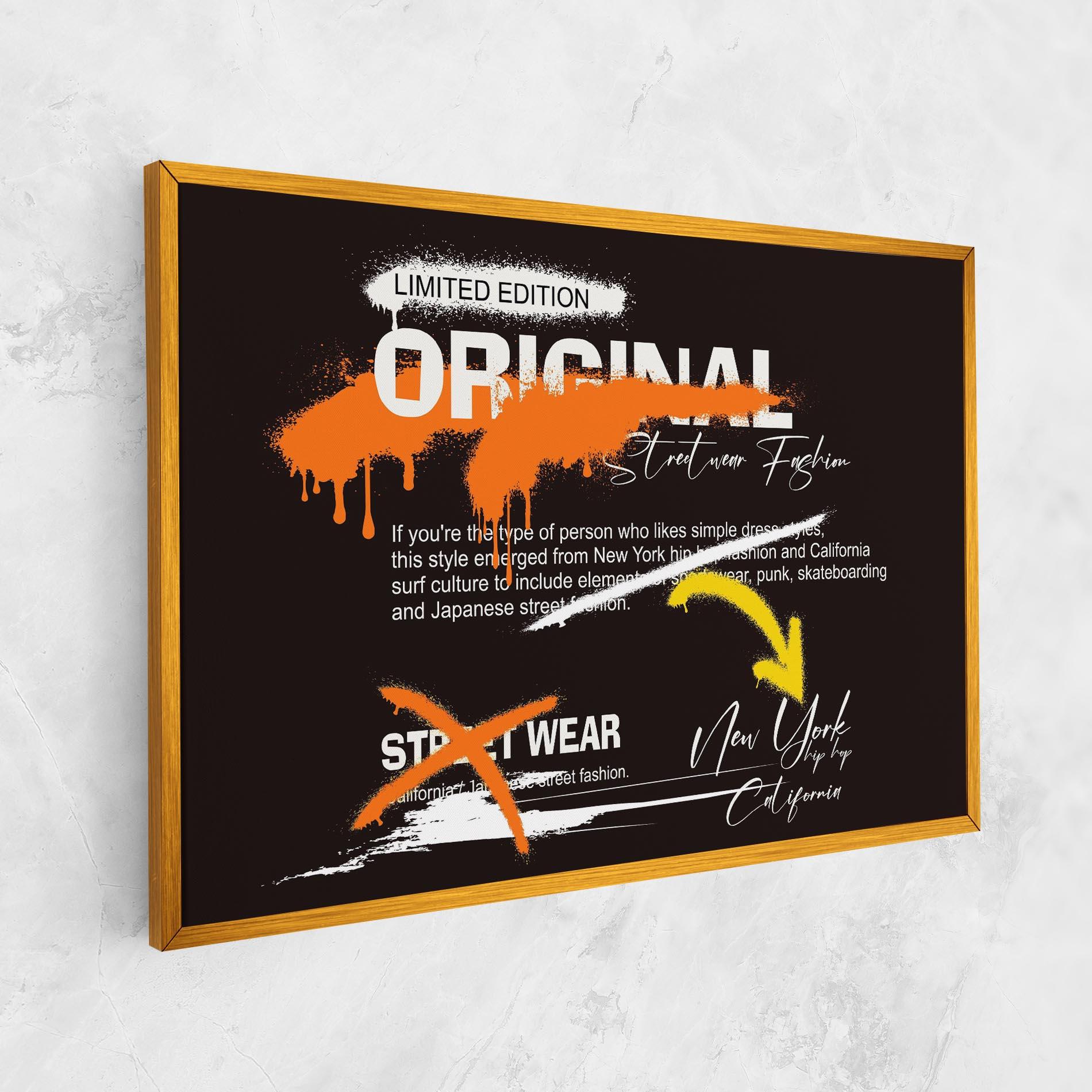 Картина на платно Original Style Graffiti mockup 1