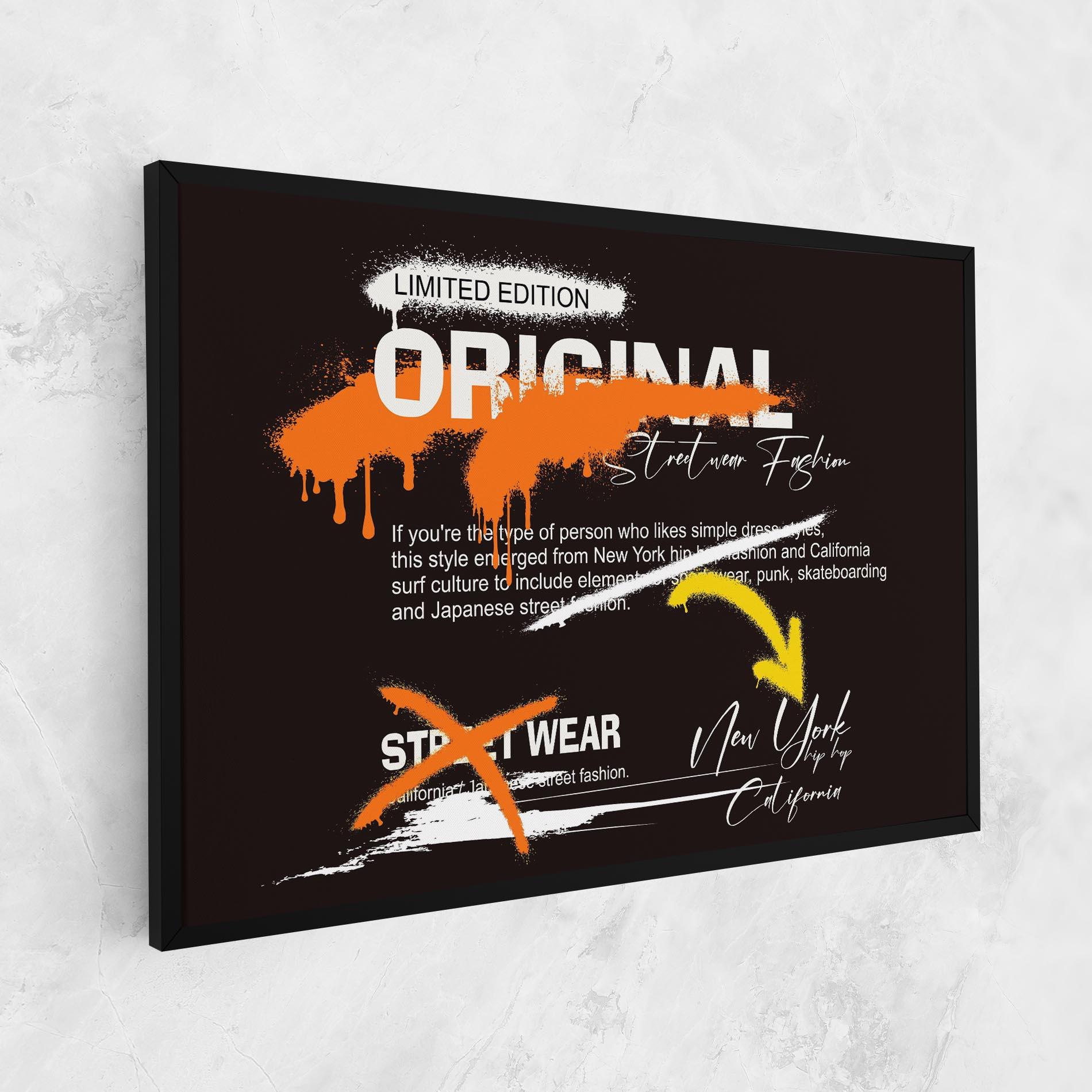 Картина на платно Original Style Graffiti mockup 1