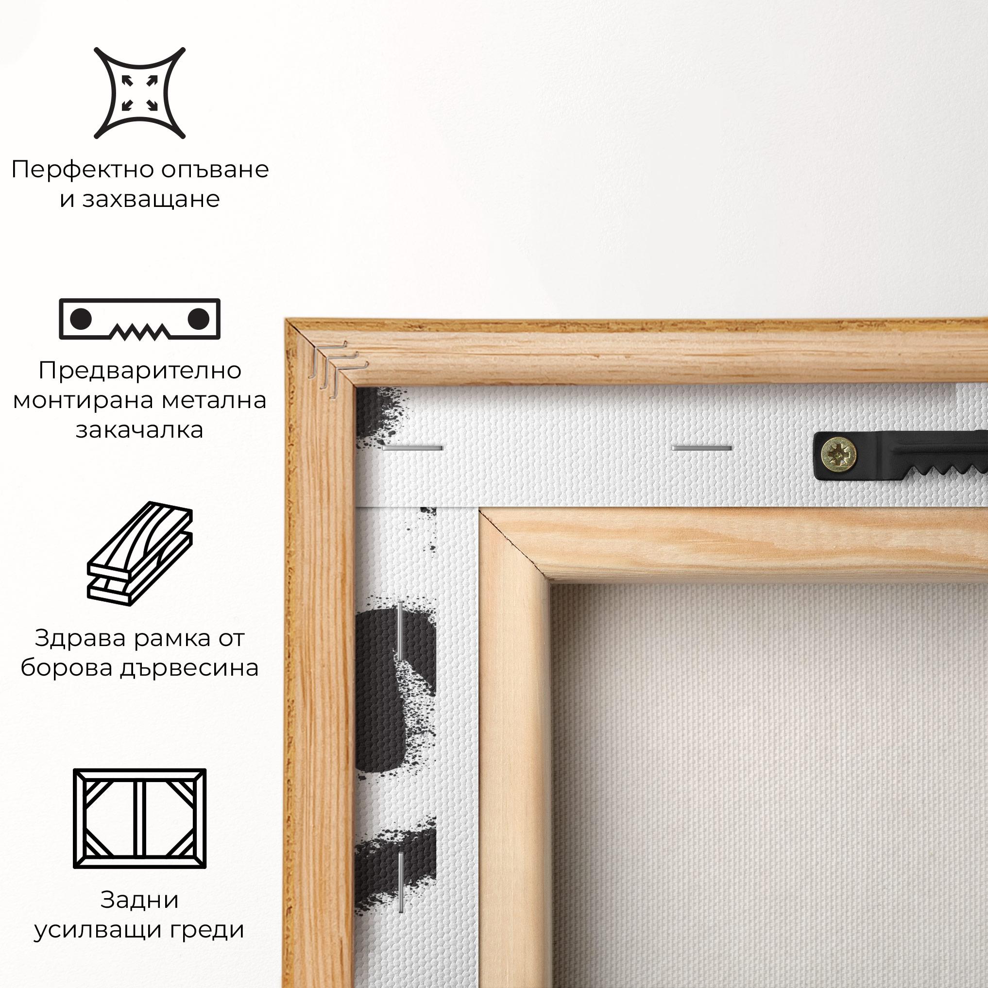 Картина на платно No Comment mockup 5