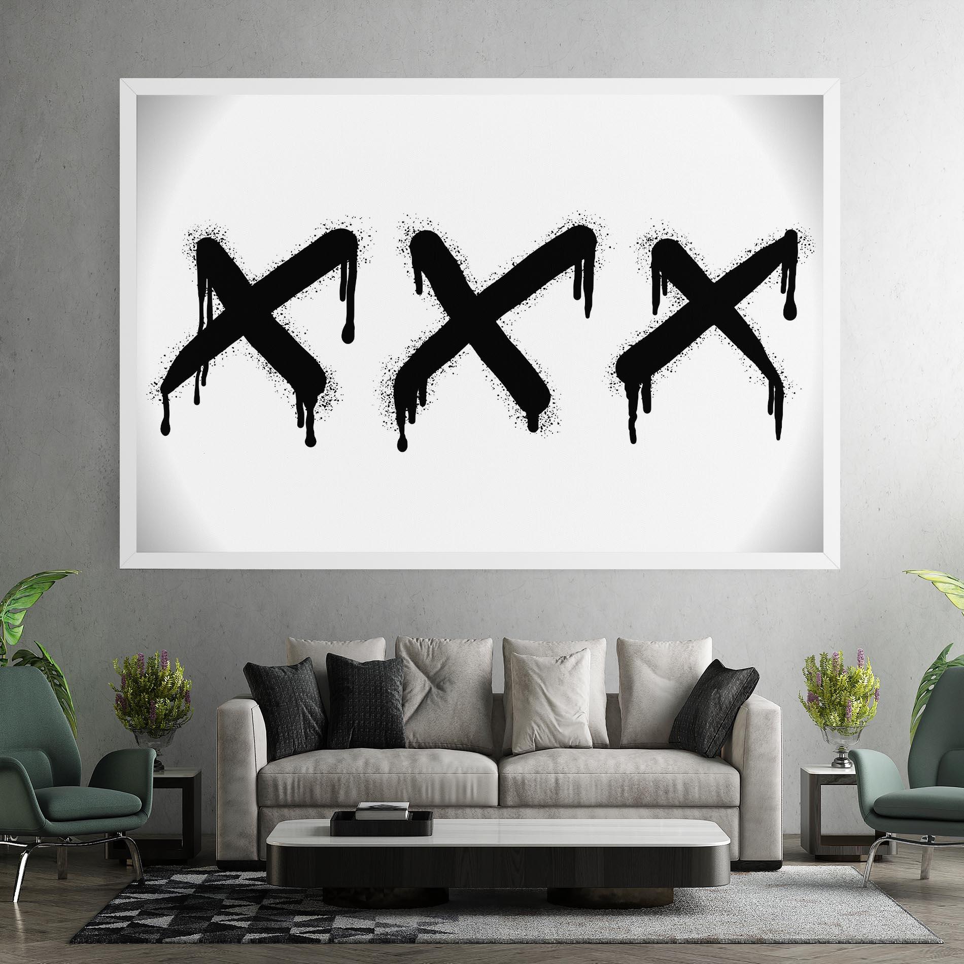 Картина на платно Grafiti X Spray mockup 7