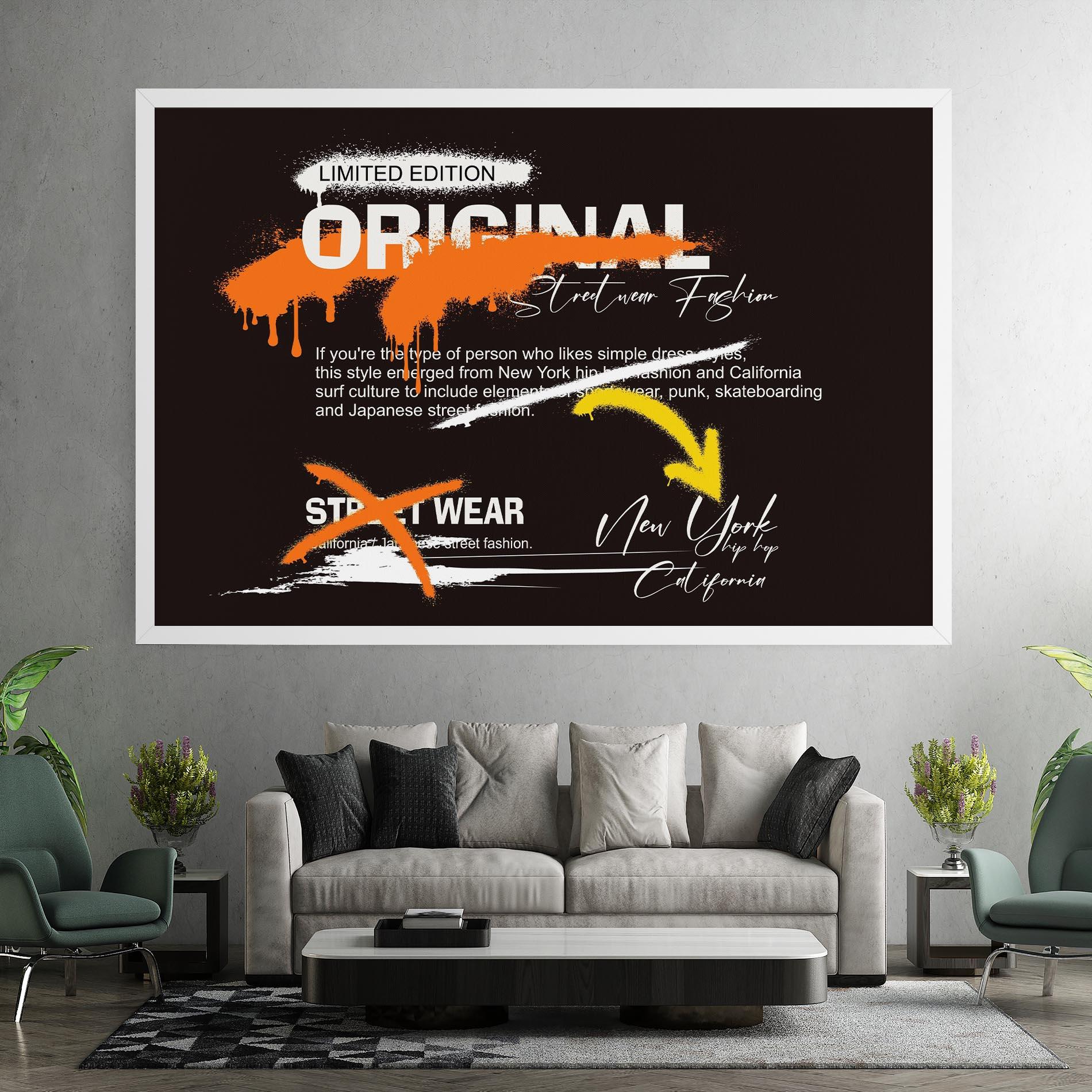Картина на платно Original Style Graffiti mockup 7