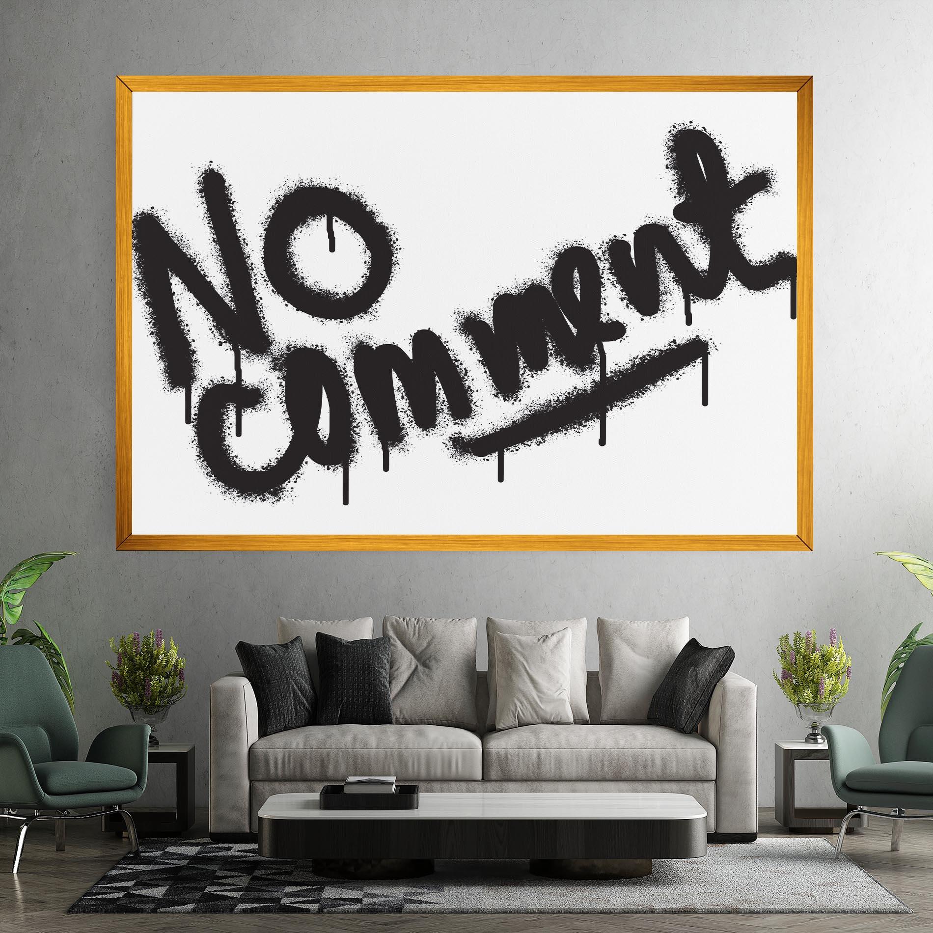 Картина на платно No Comment mockup 7