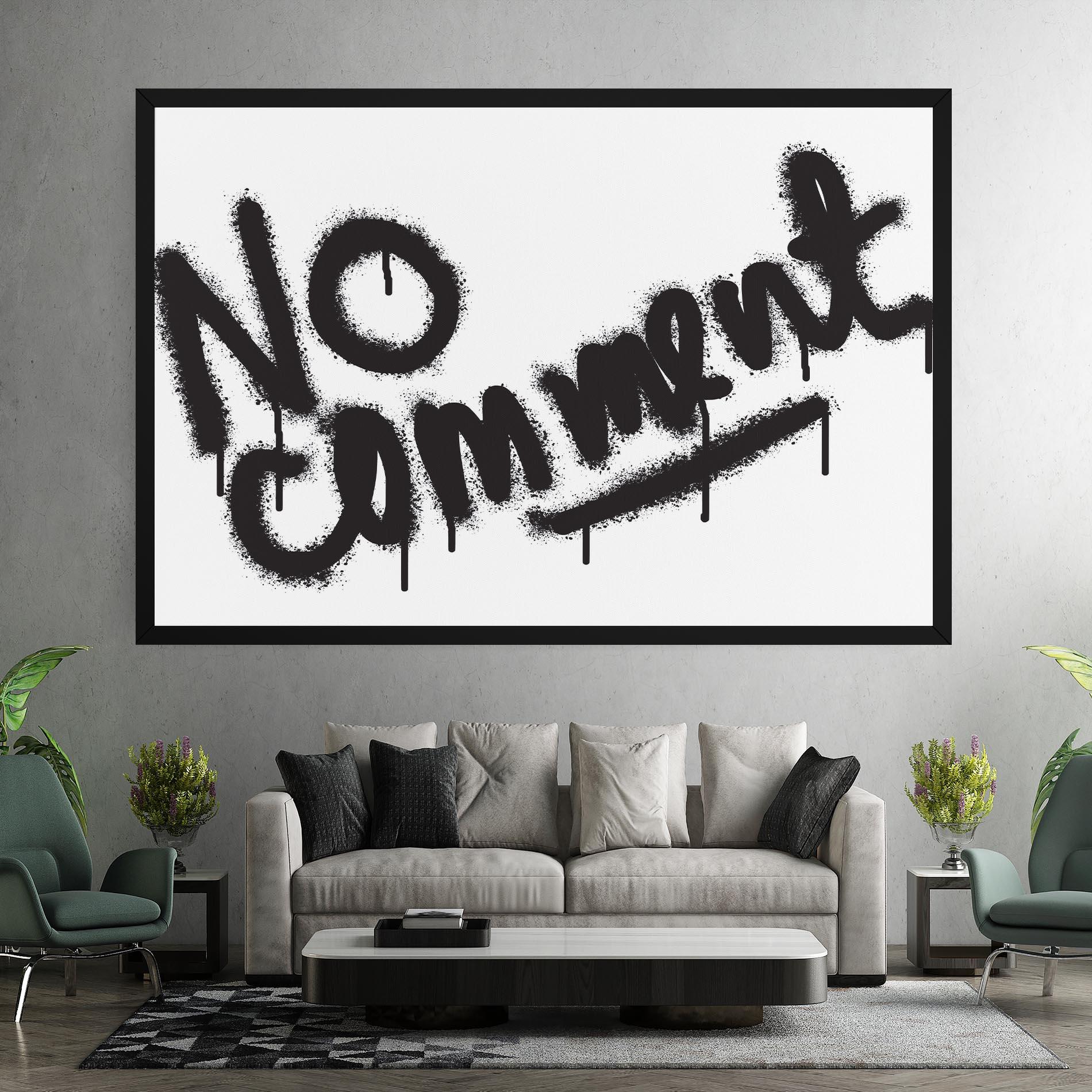Картина на платно No Comment mockup 7