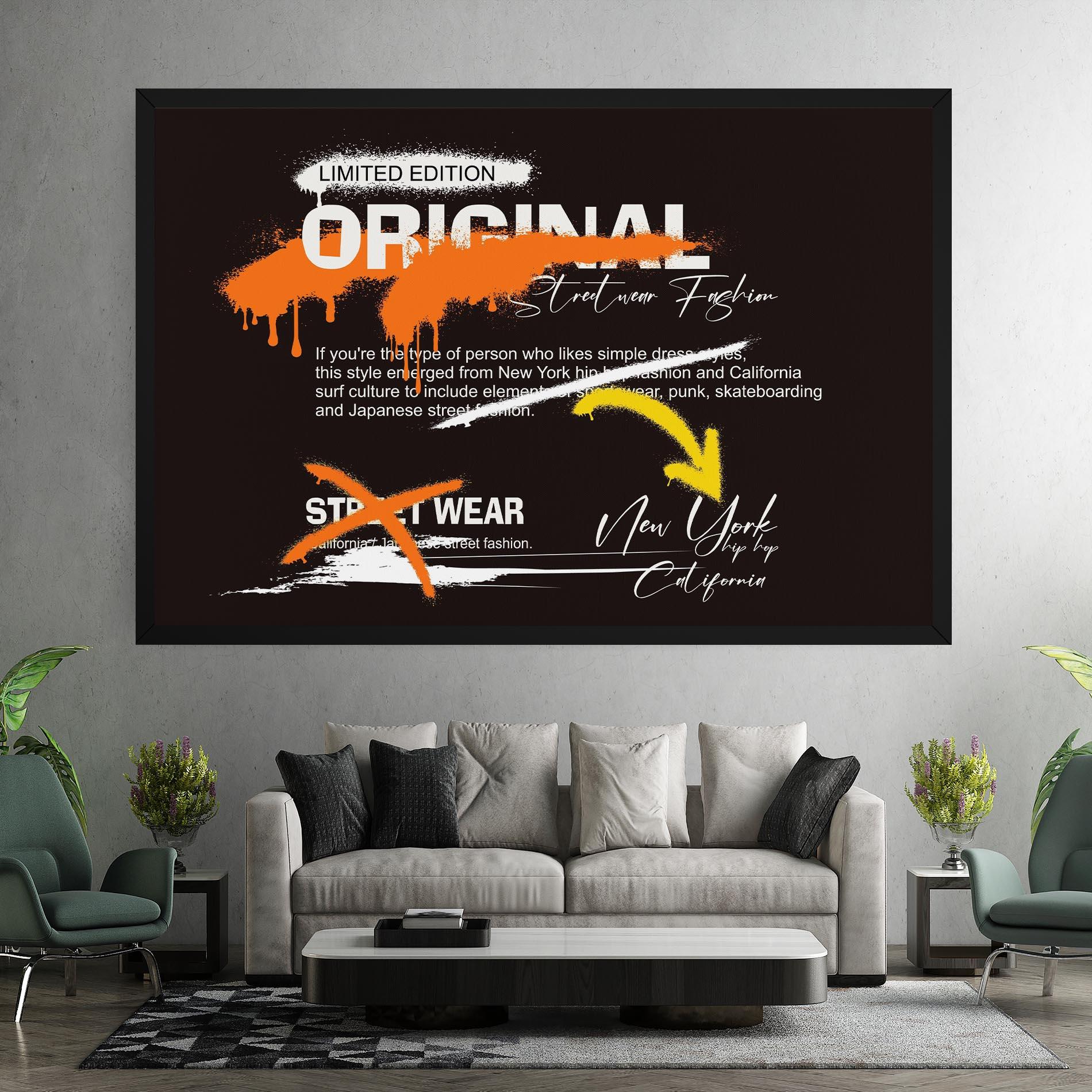 Картина на платно Original Style Graffiti mockup 7