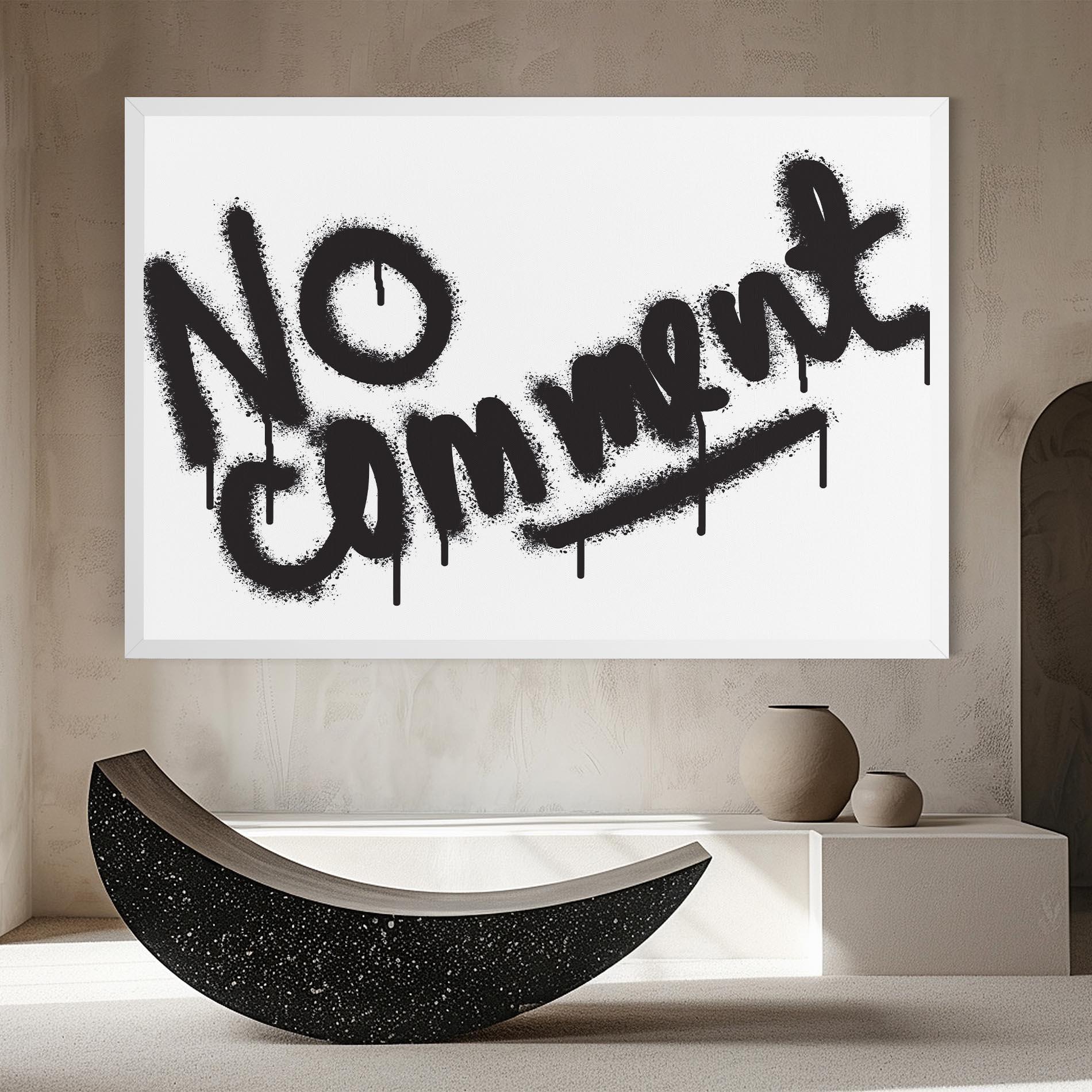 Картина на платно No Comment mockup 8