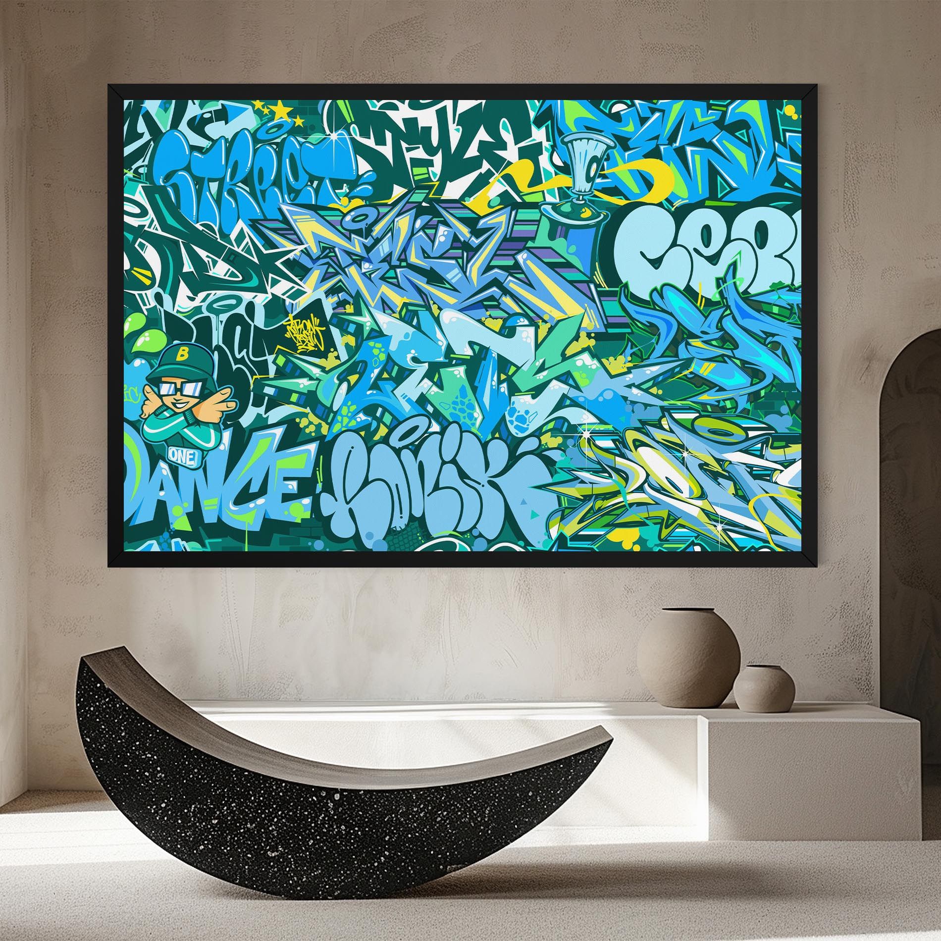 Be One Graffiti mockup 8